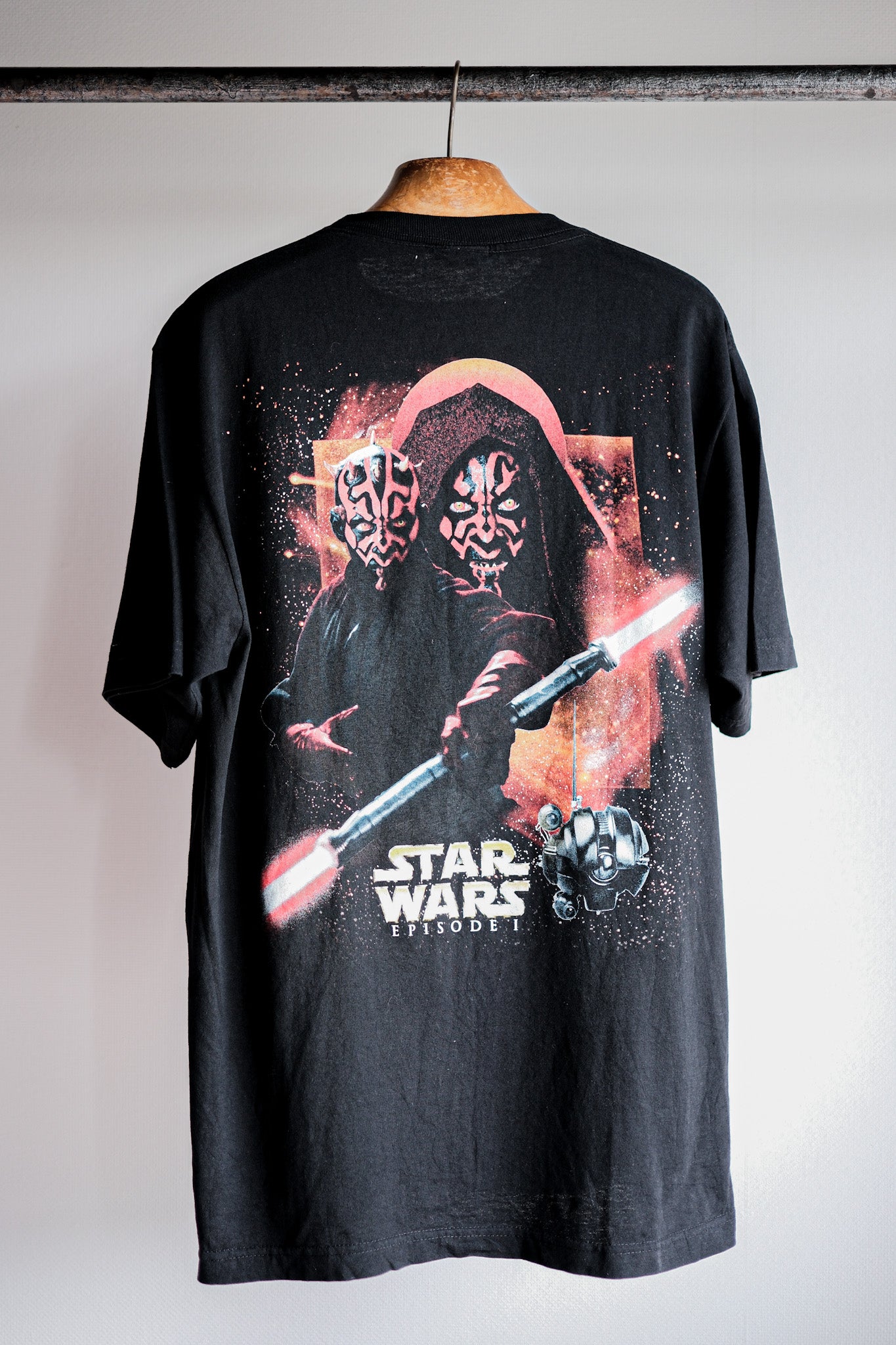 【~90's】Vintage Movie Print T-shirt Size.L "Star Wars Episode I" "Made in U.S.A."