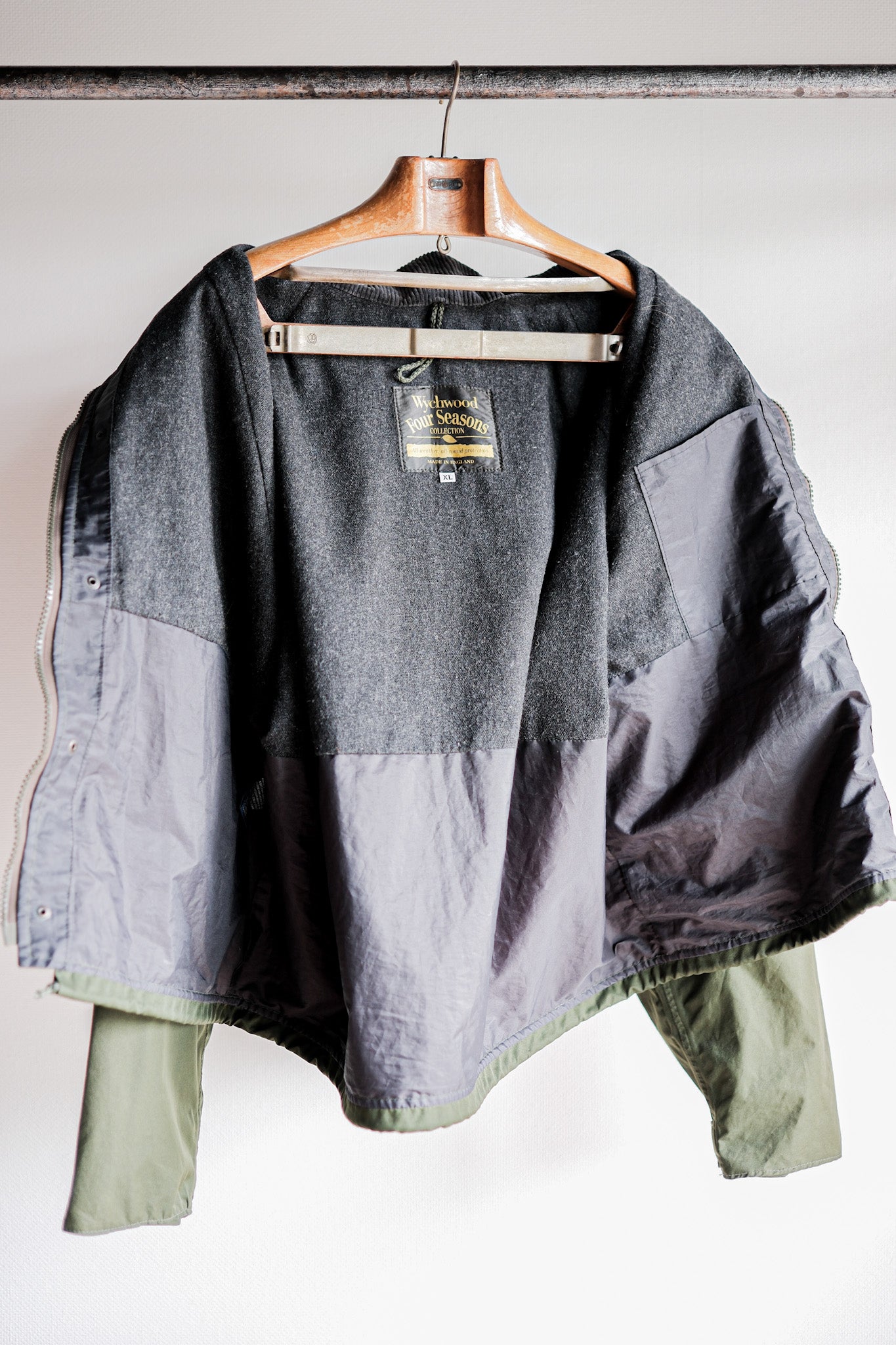 【~90's】British Vintage AQUATEX Fishing Jacket Size.XL "Wychwood"