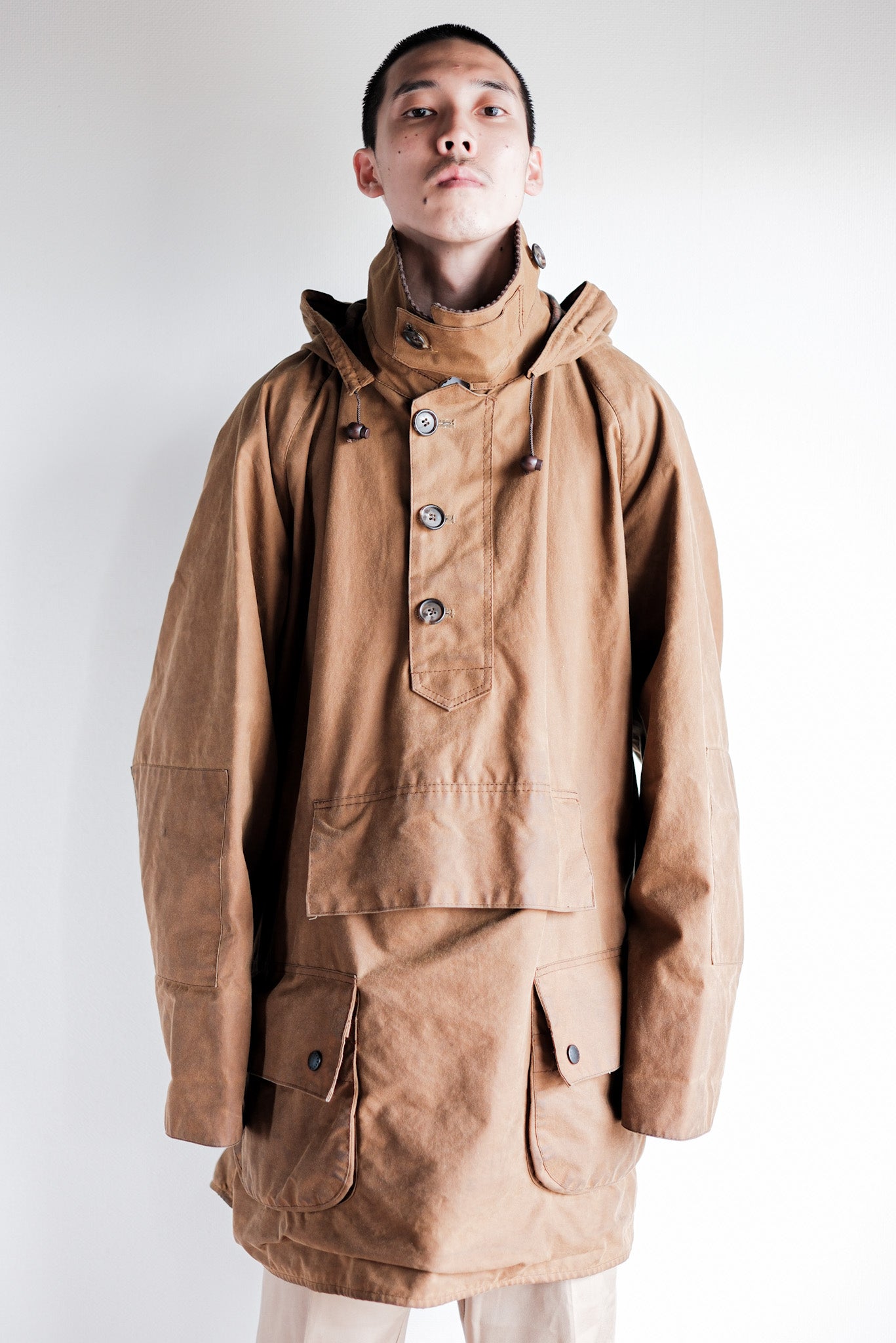 ［~90’s］Vintage Barbour “LONGSHOREMAN” 3 Crest Size.EX LARGE