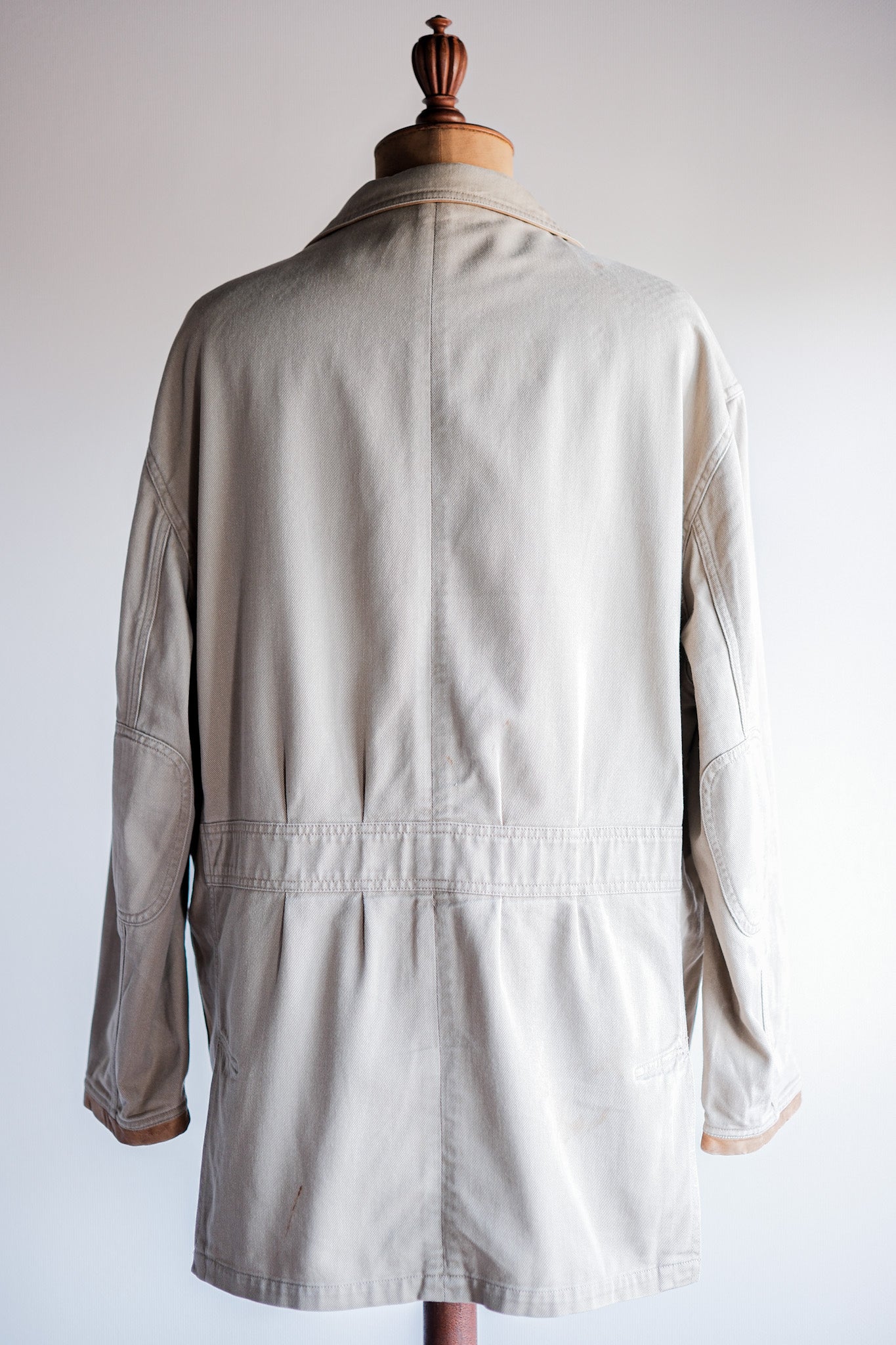［~90's］Willis&Geiger Cotton Safari Jacket With Chin Strap Size.L