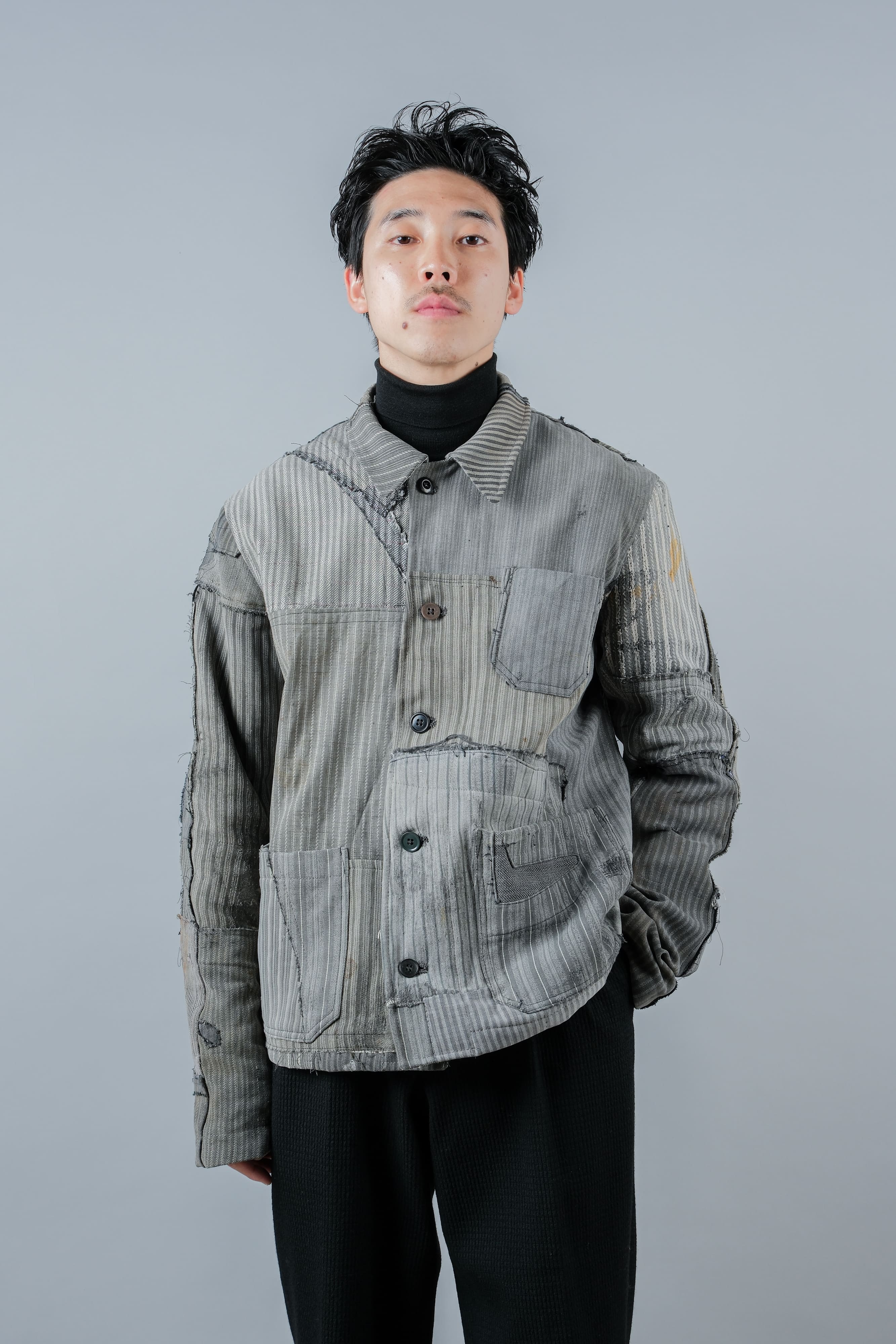 【PROPOSITION】French Work Pants Fabric Cotton Work Jacket