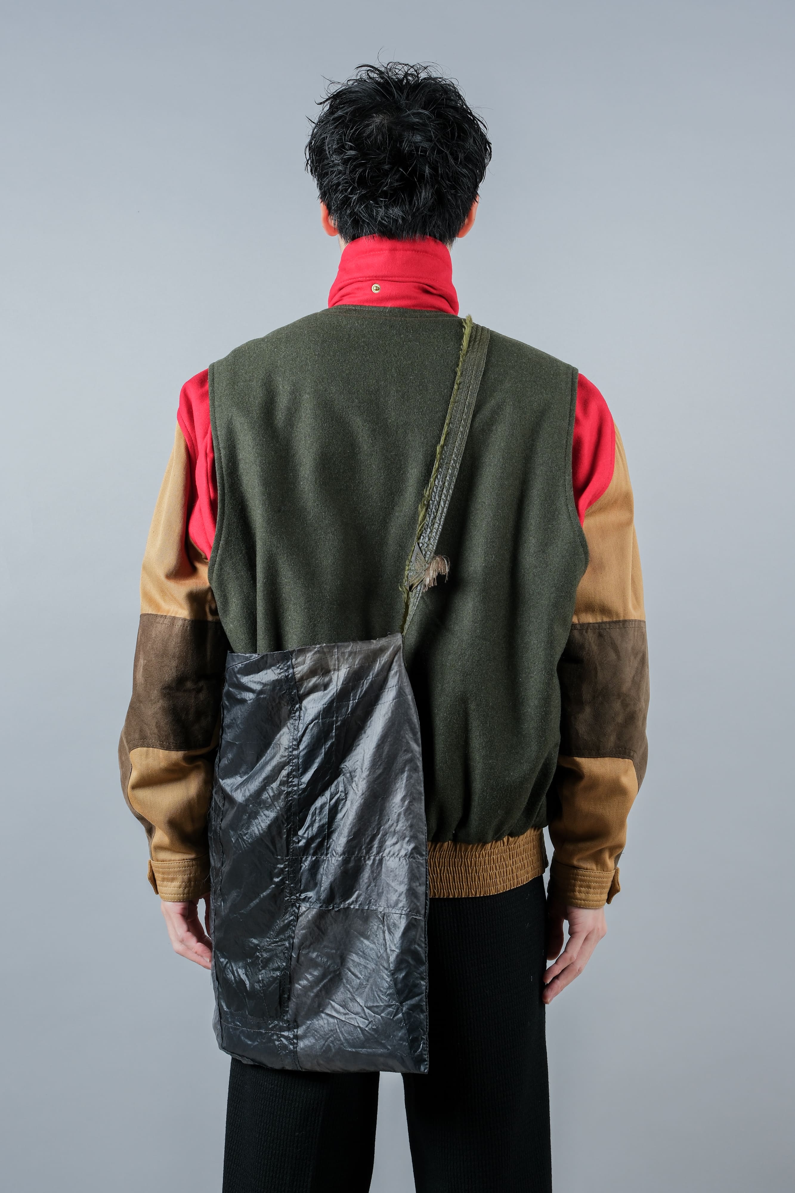 【PROPOSITION】British Parachute Overdyed Fabric Shoulder Bag