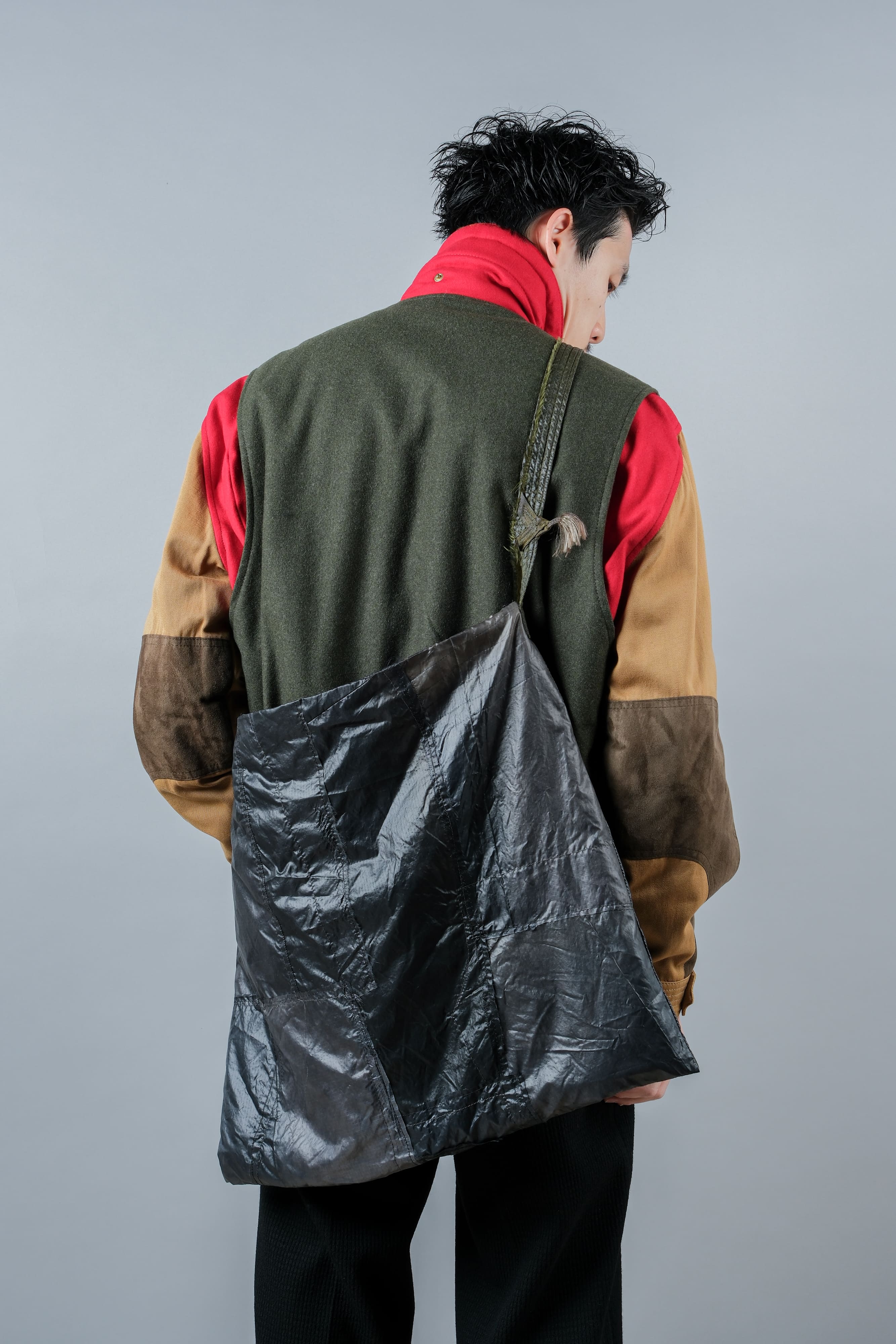 【PROPOSITION】British Parachute Overdyed Fabric Shoulder Bag