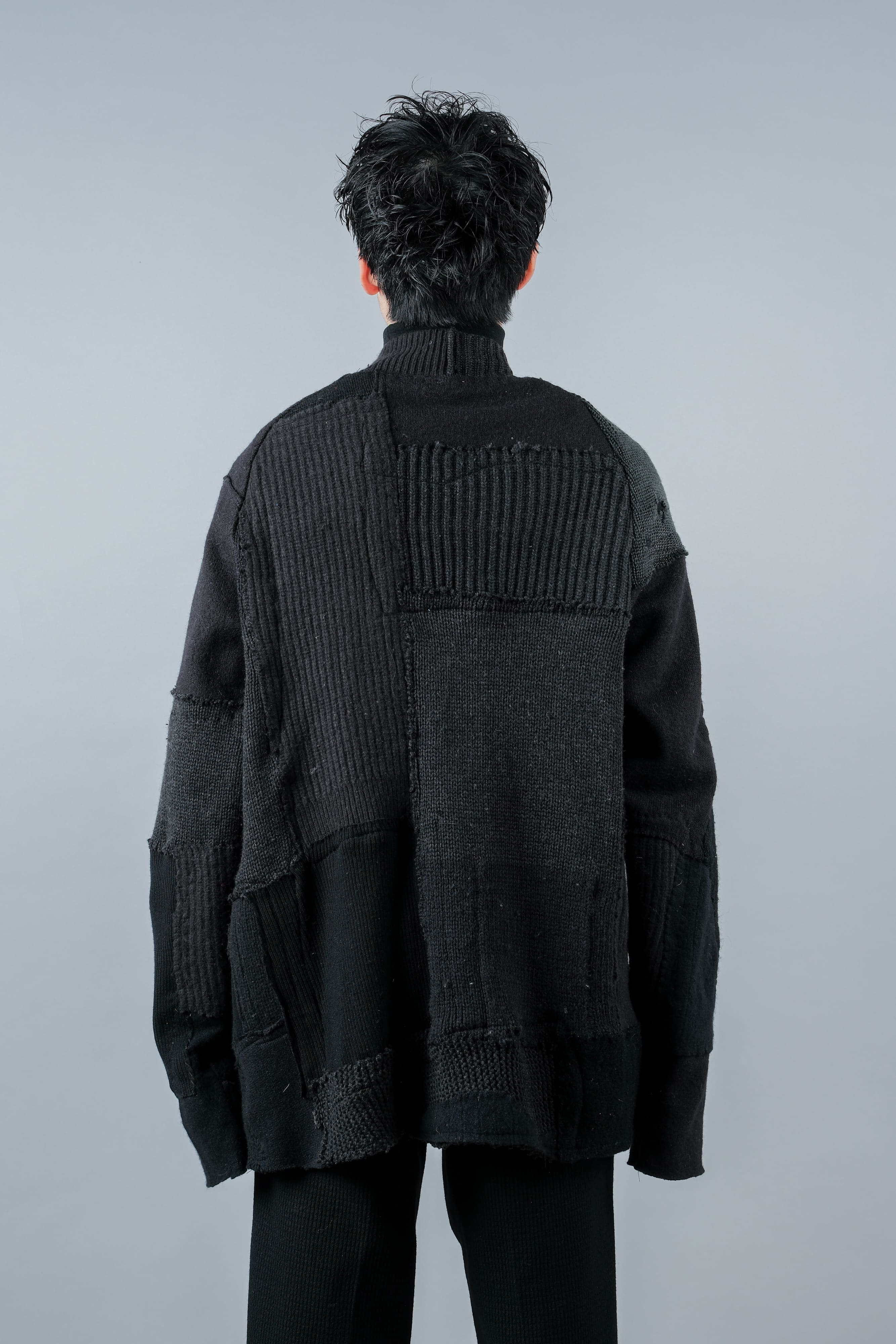 【PROPOSITION】German & French Wool Fabric Double Breasted Knit Jacket