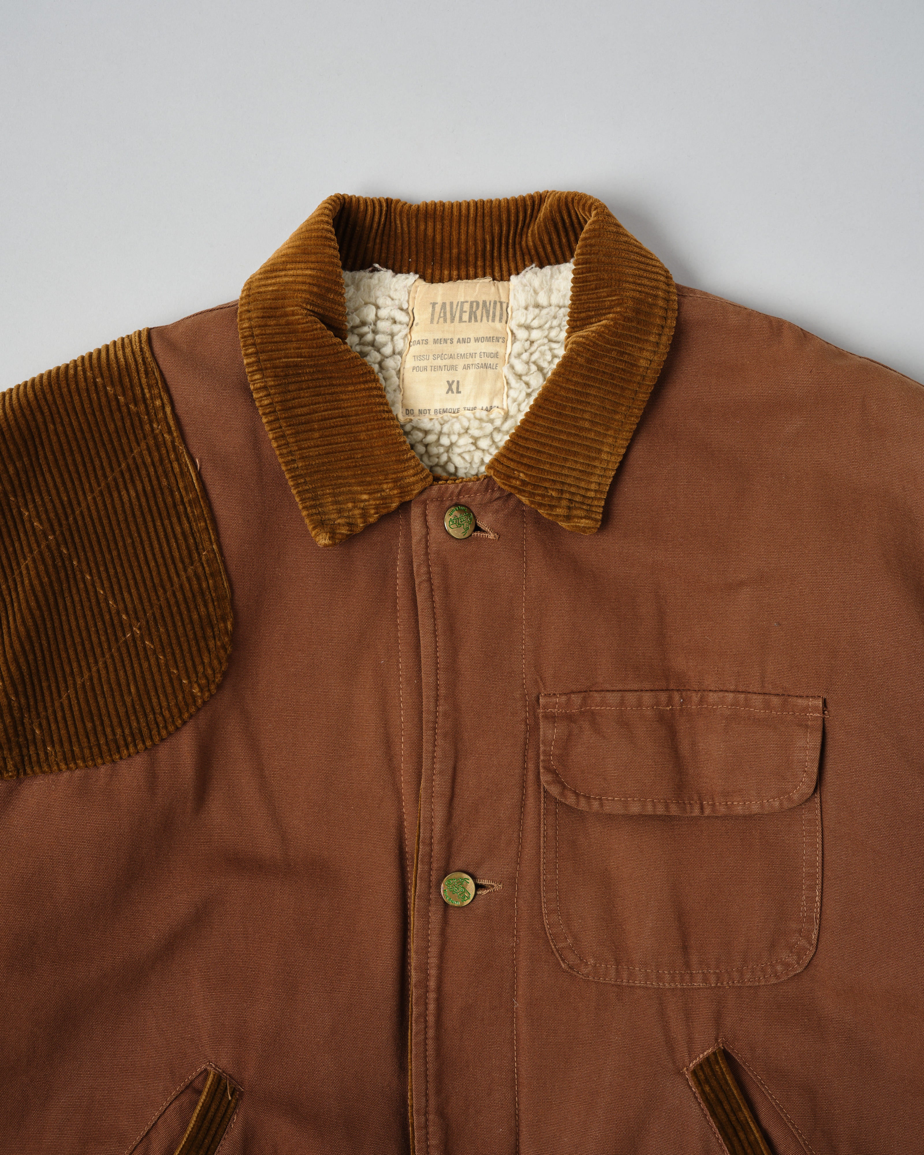 80's］Old J.TAVERNITI Boa Lined Hunting Jacket Size.XL | VIEUX ET
