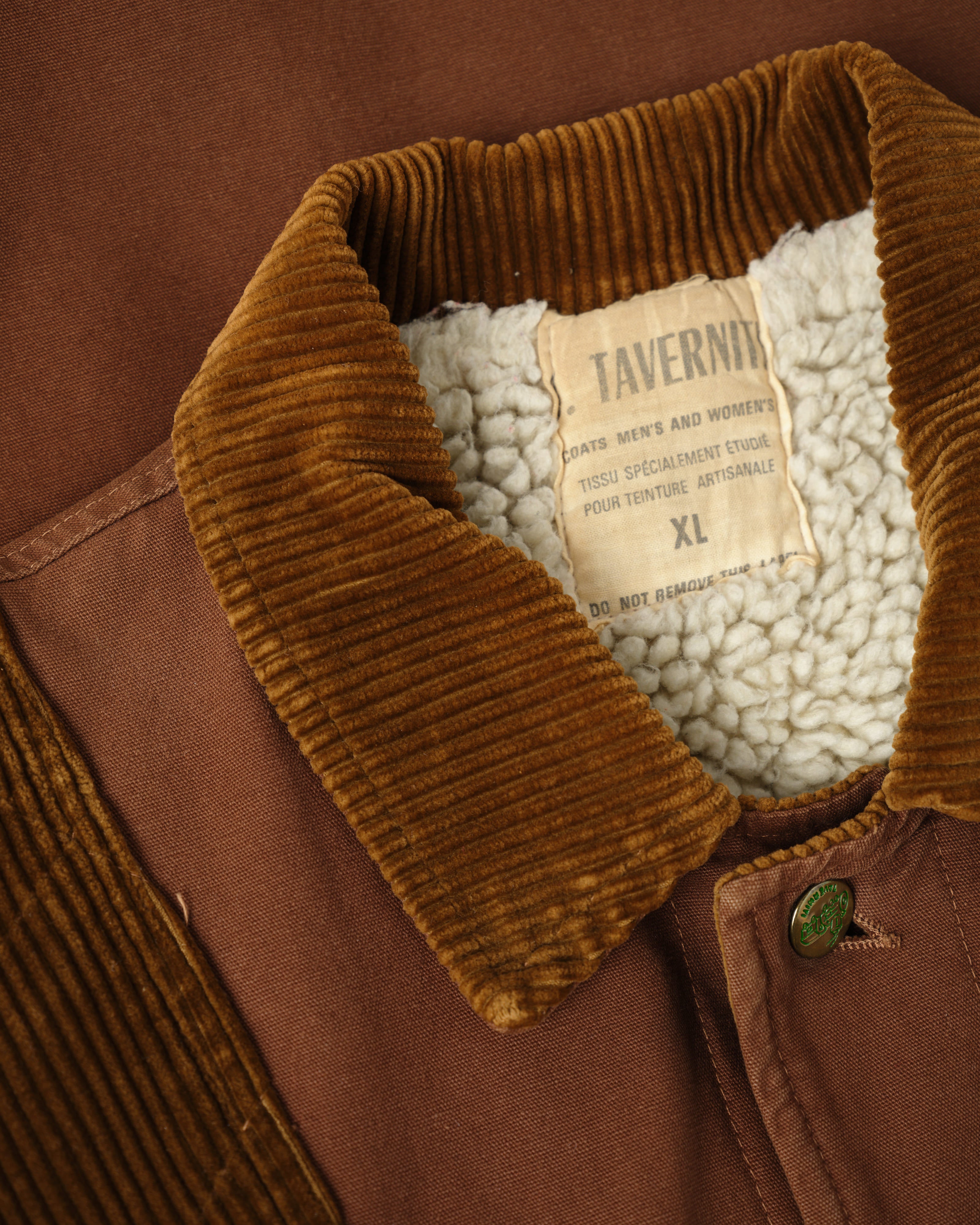 80's］Old J.TAVERNITI Boa Lined Hunting Jacket Size.XL | VIEUX ET