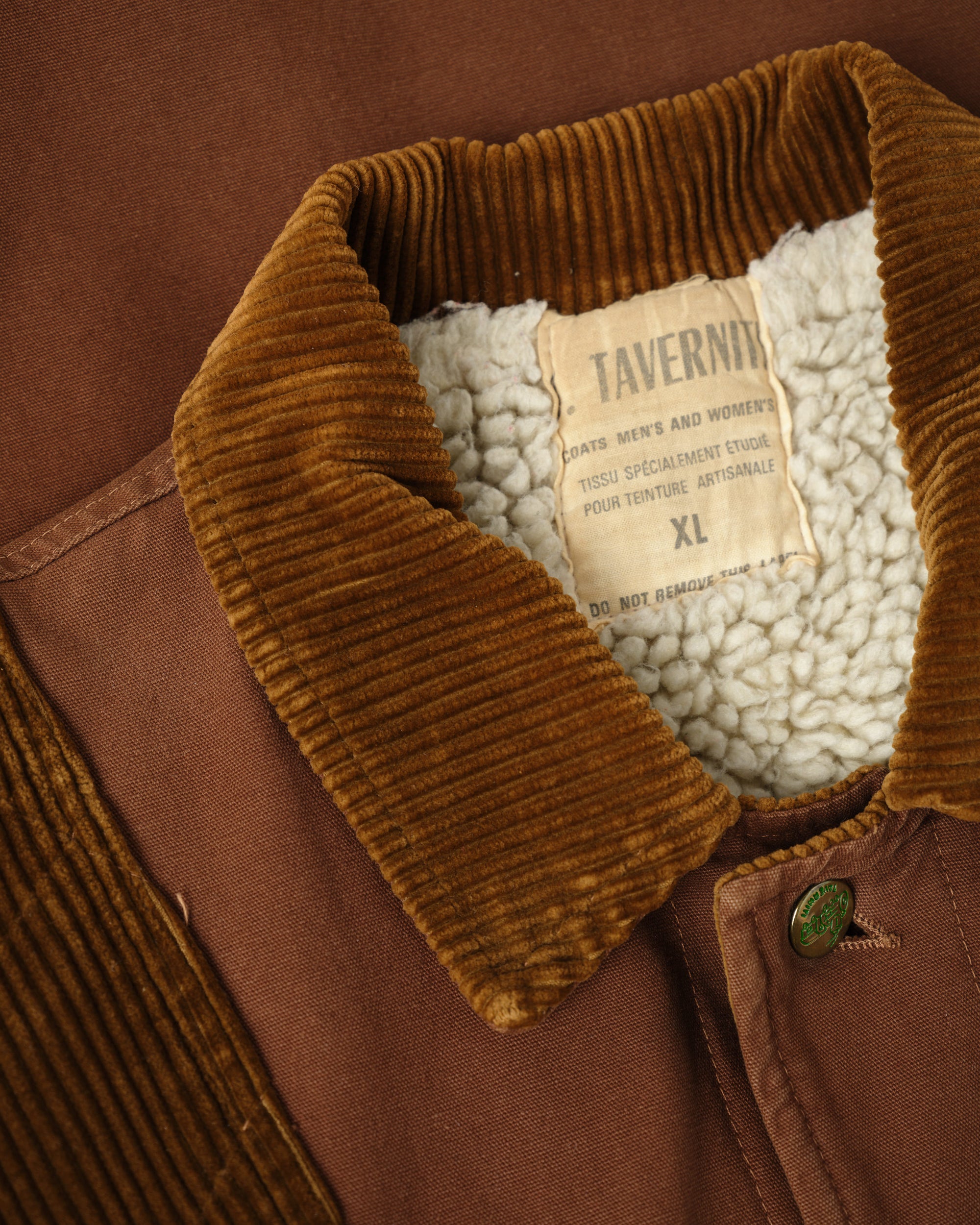 ［~80's］Old J.TAVERNITI Boa Lined Hunting Jacket Size.XL