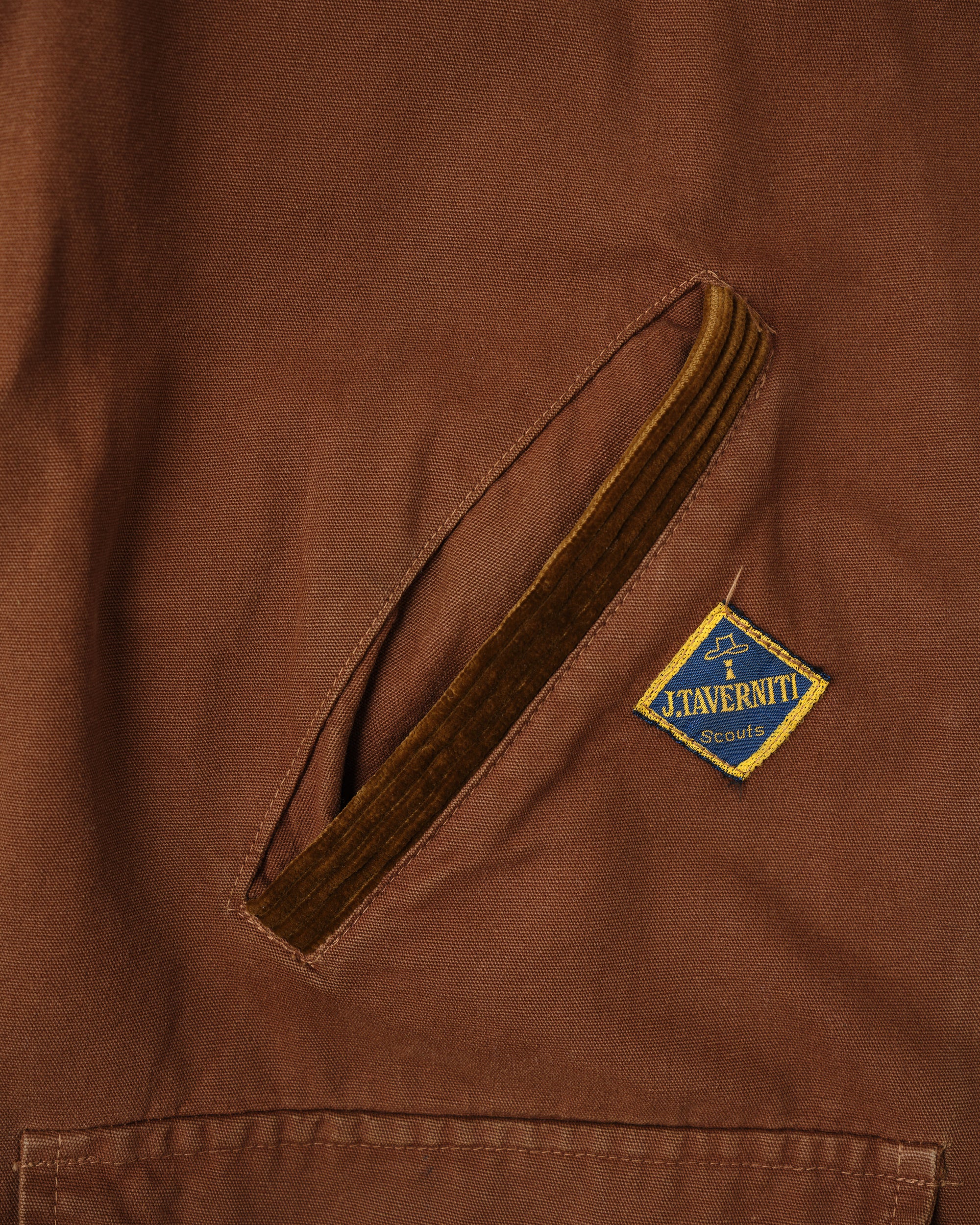 ［~80's］Old J.TAVERNITI Boa Lined Hunting Jacket Size.XL