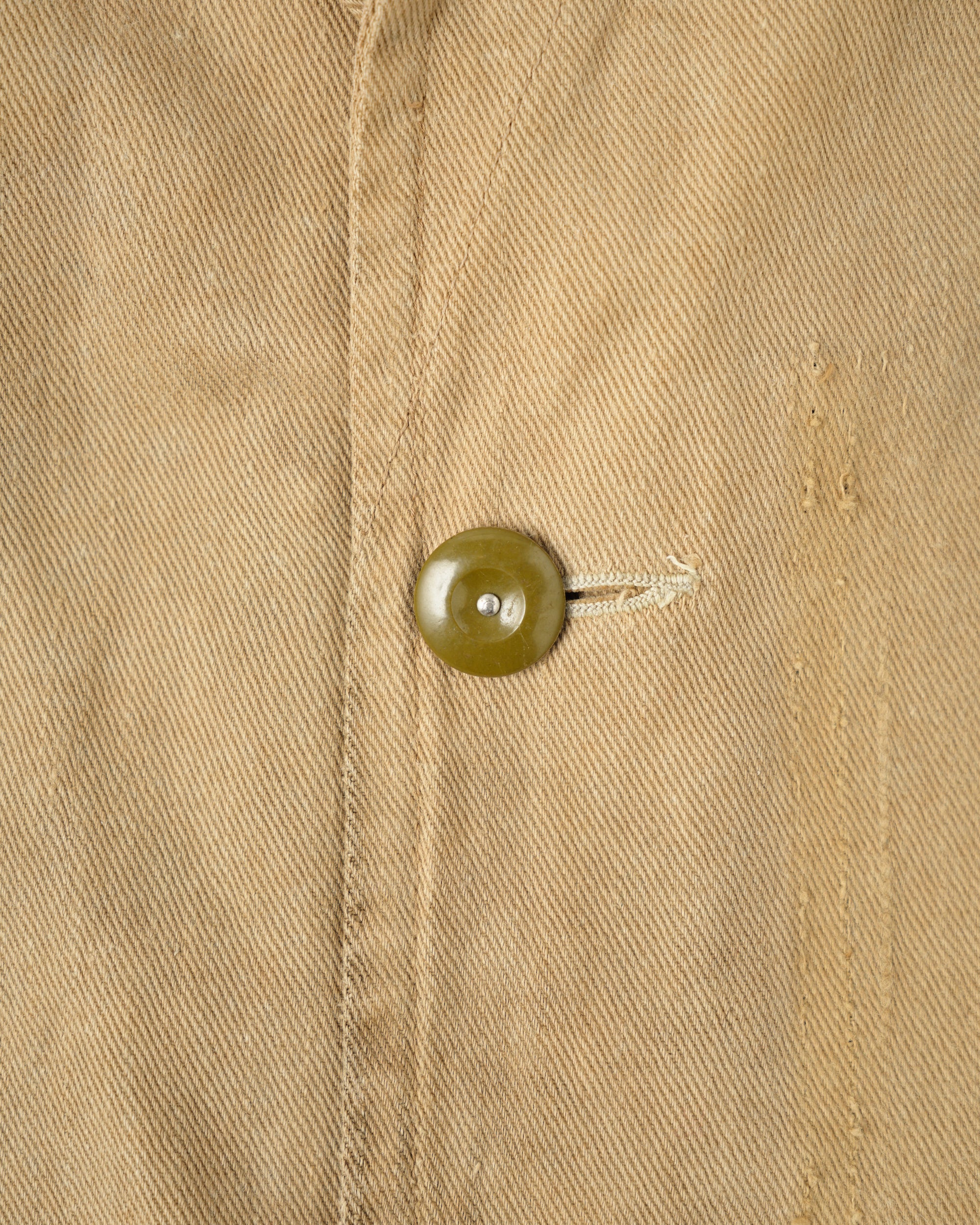 ［~50's］British Vintage Khaki Cotton Drill Work Coat "CC41"