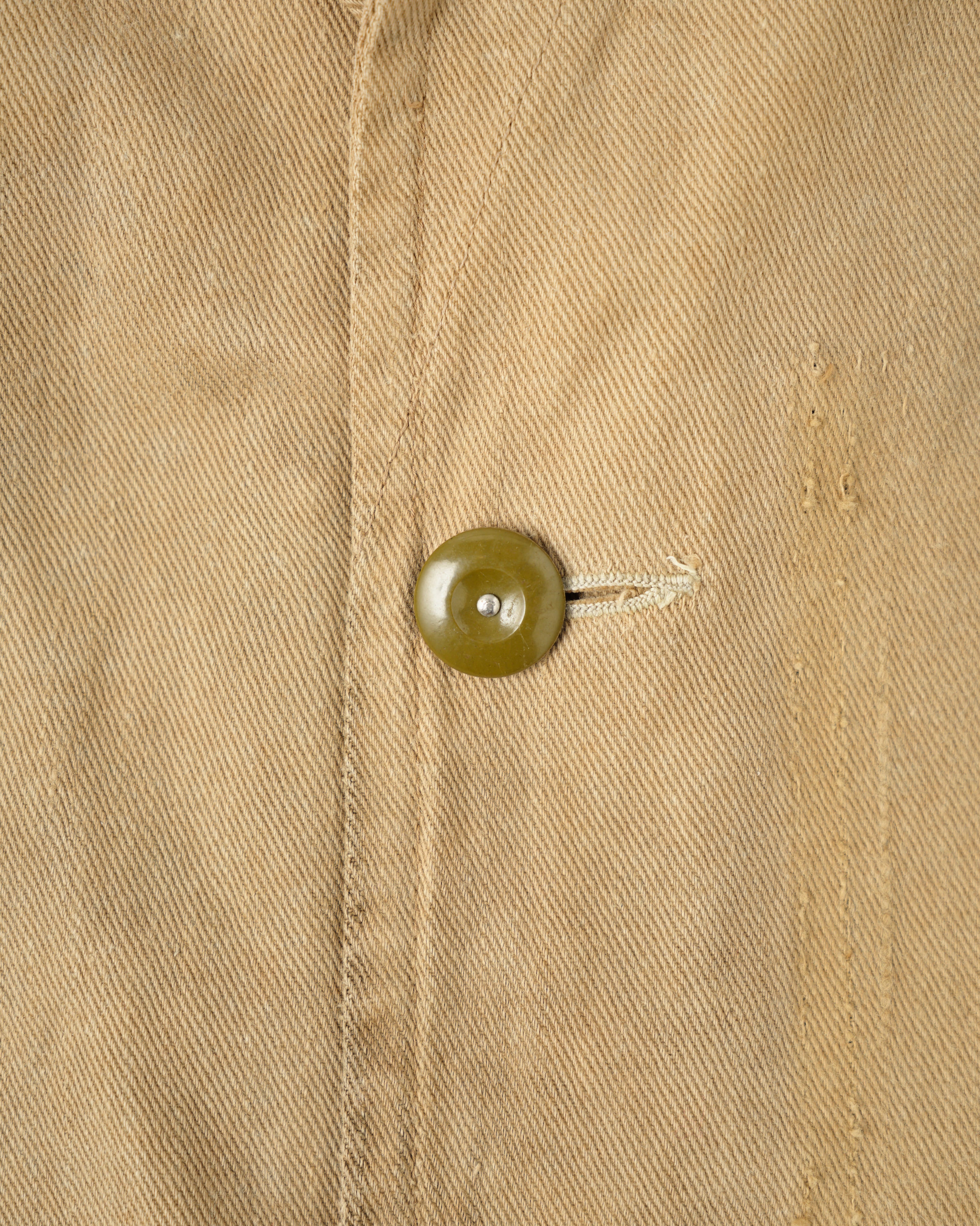 【~50's】British Vintage Khaki Cotton Drill Work Coat "CC41"