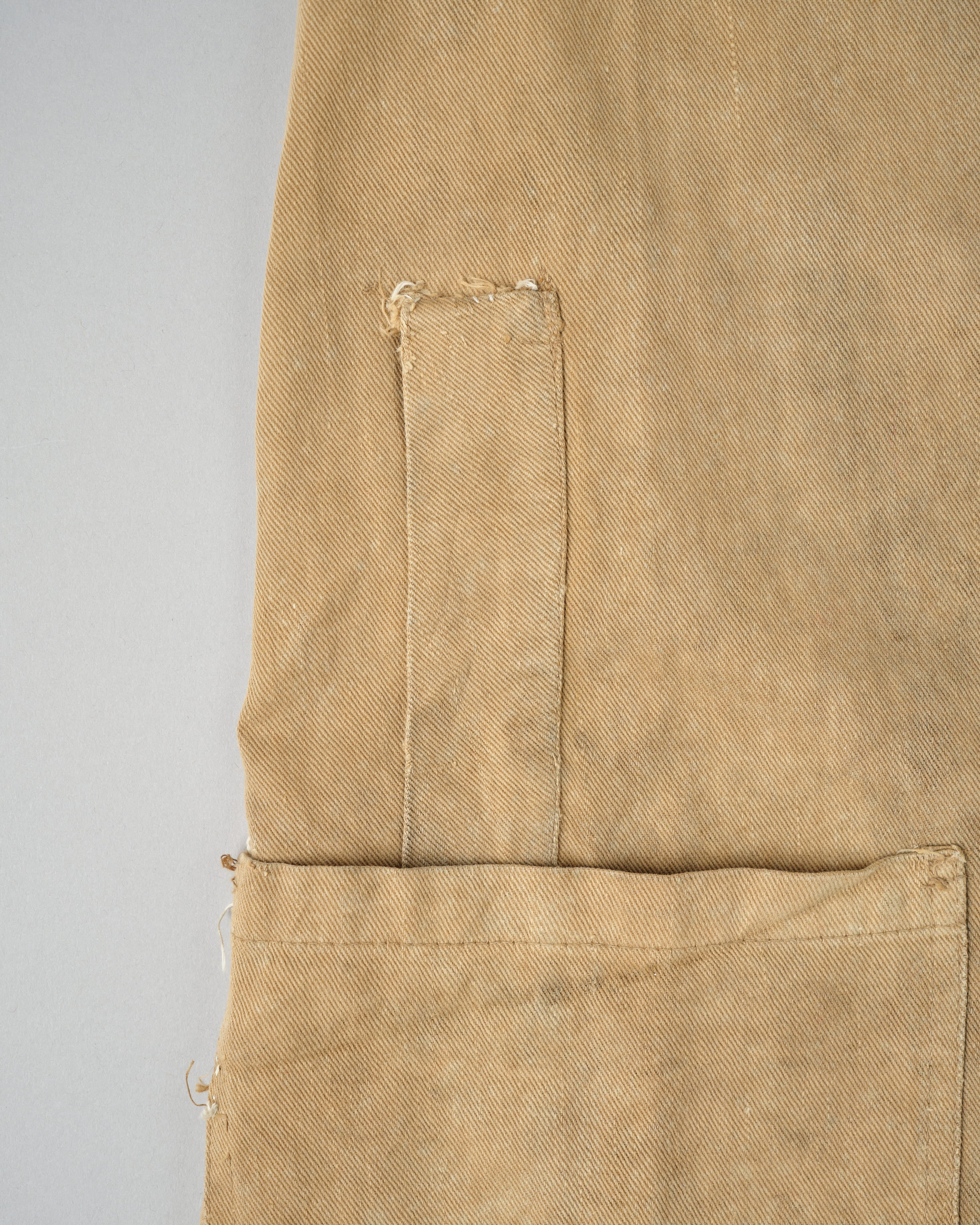 【~50's】British Vintage Khaki Cotton Drill Work Coat "CC41"