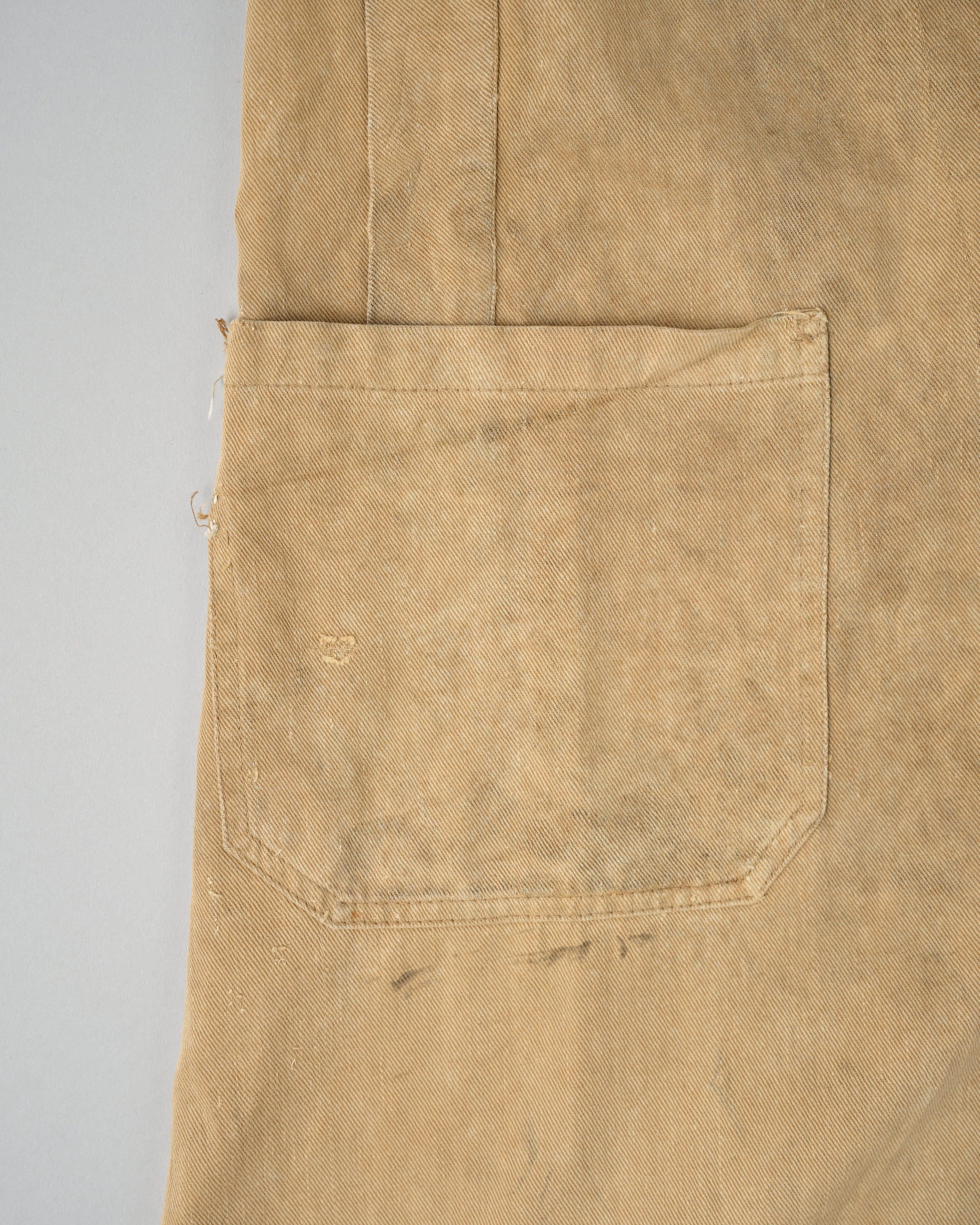 【~50's】British Vintage Khaki Cotton Drill Work Coat "CC41"