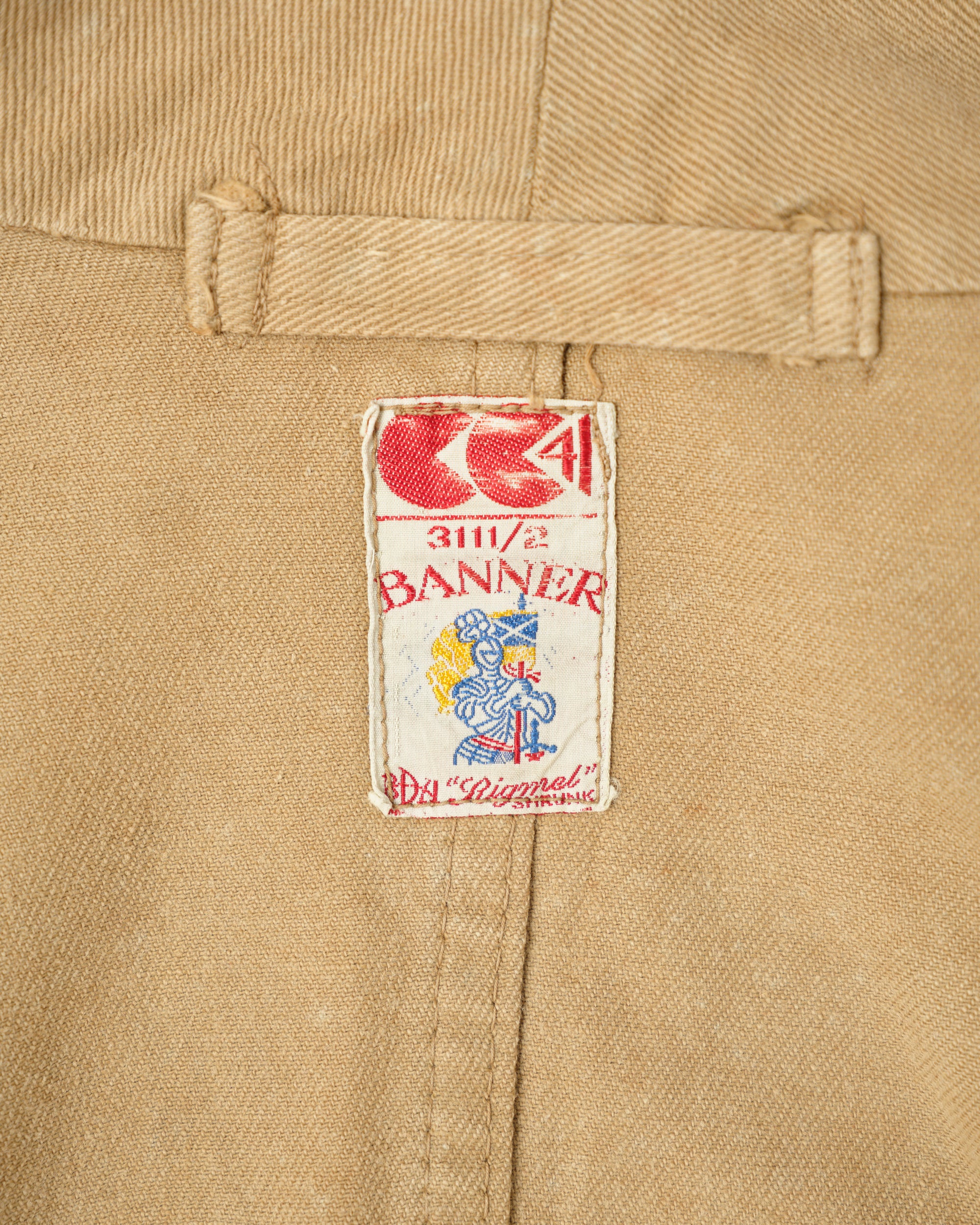 ［~50's］British Vintage Khaki Cotton Drill Work Coat "CC41"