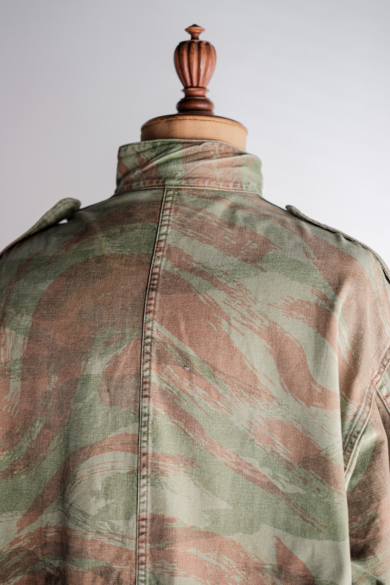[~ 50's] French Army Tap47/53 Lizard Camouflage Paratrooper Jacket size.46