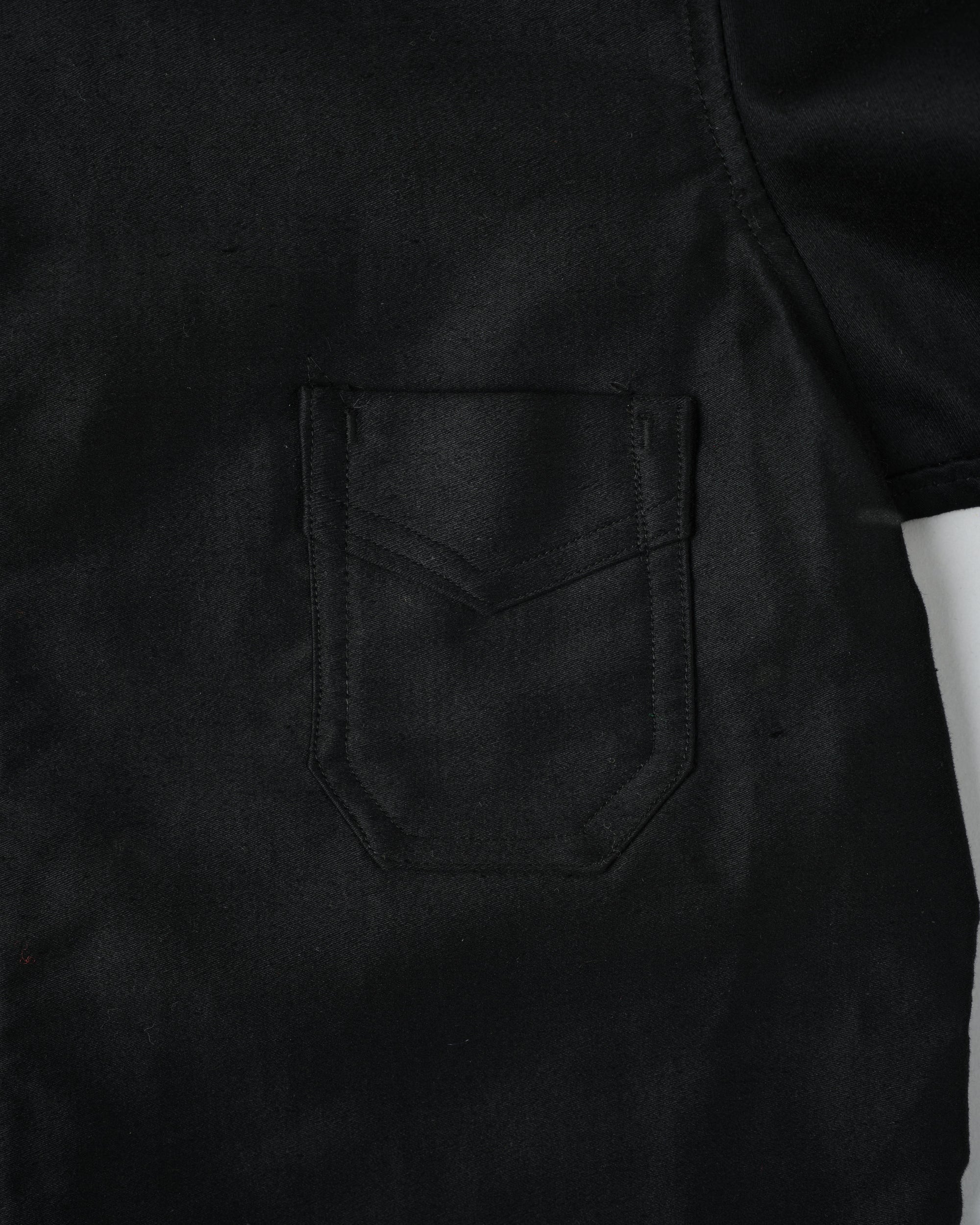 ［~30’s］French Vintage Black Moleskin Work Jacket