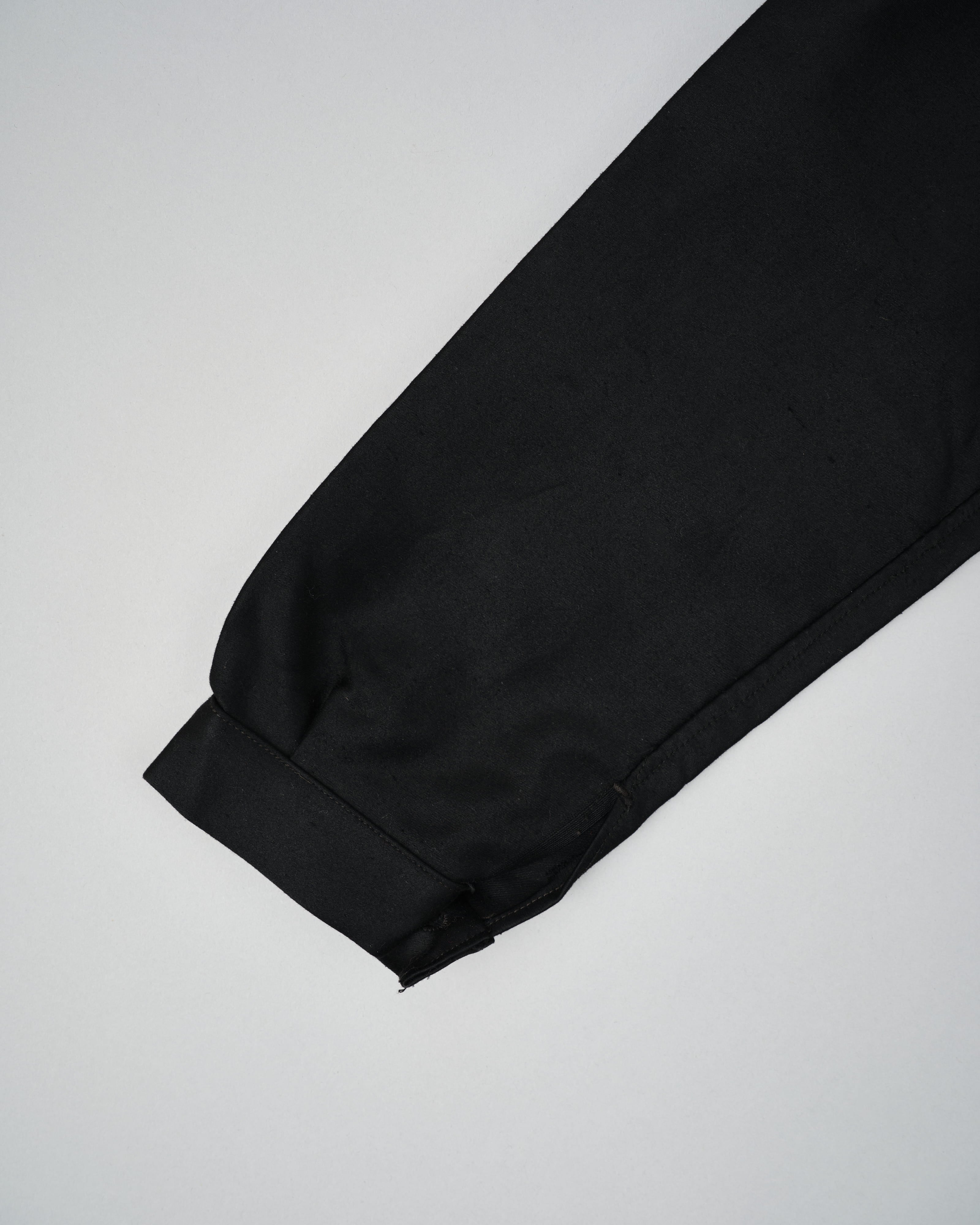 【~30’s】French Vintage Black Moleskin Work Jacket