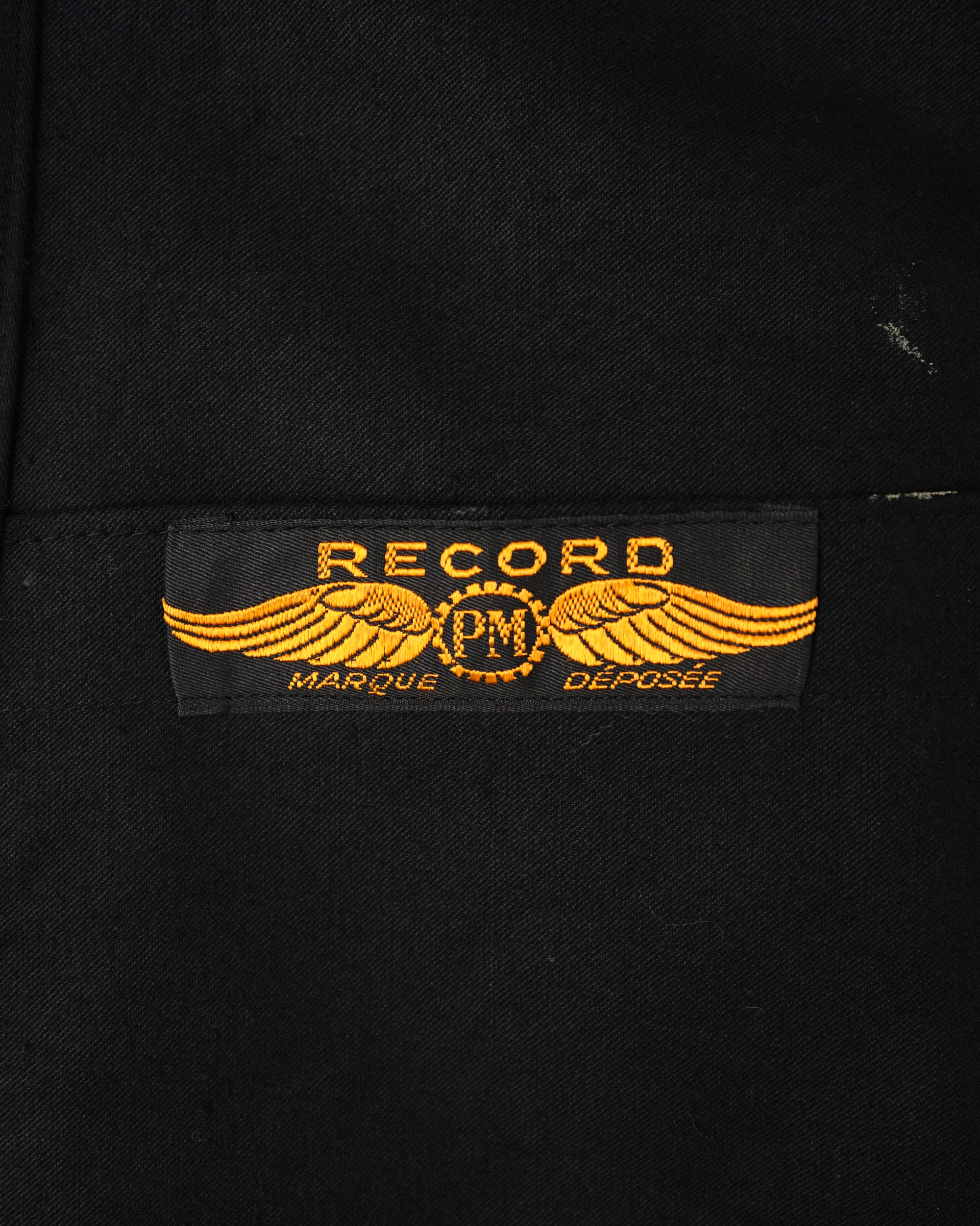 ［~30’s］French Vintage Black Moleskin Work Jacket