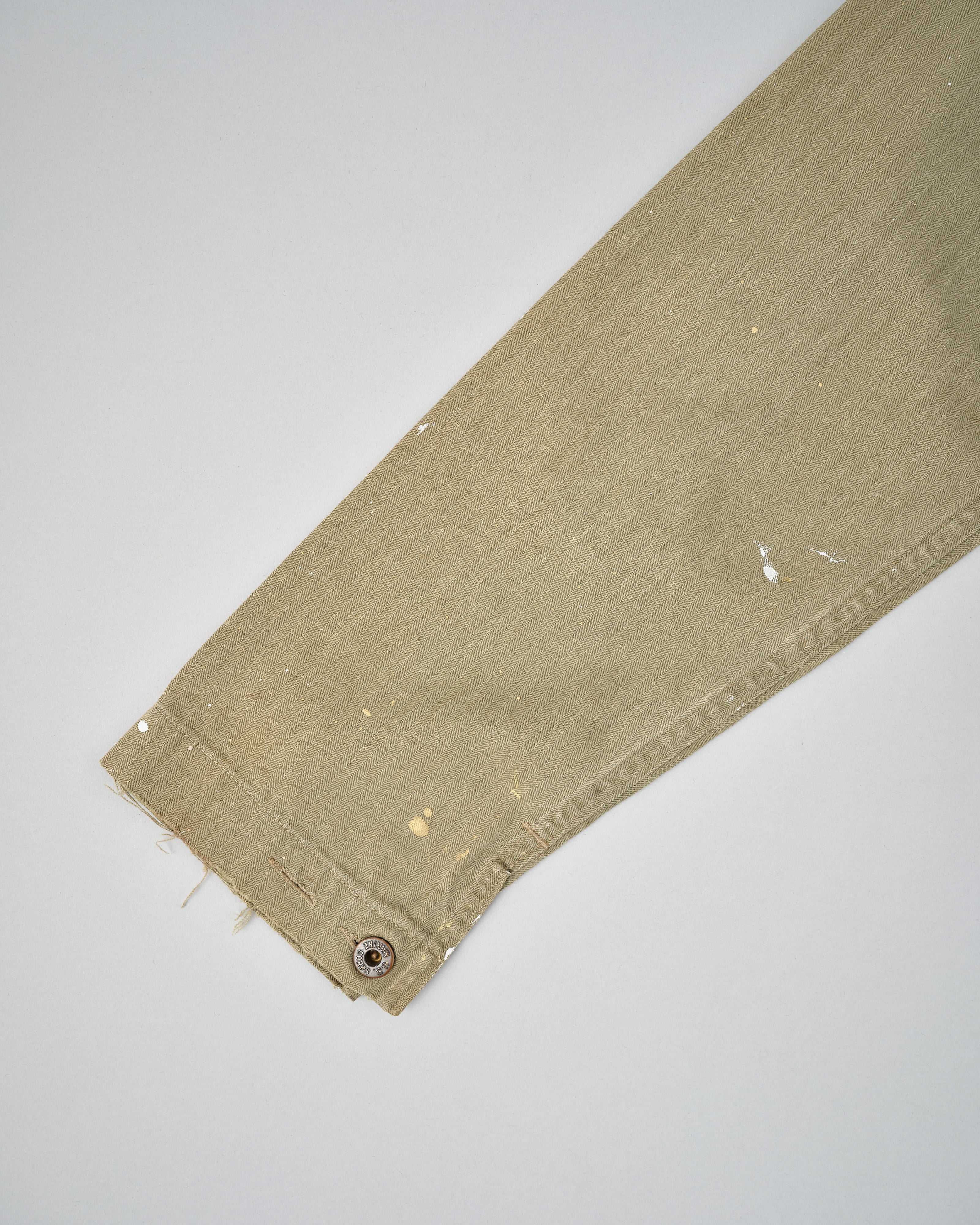 【~40's】WWⅡ U.S.M.C P-41 HBT Utility Jacket "Crazy Paint"