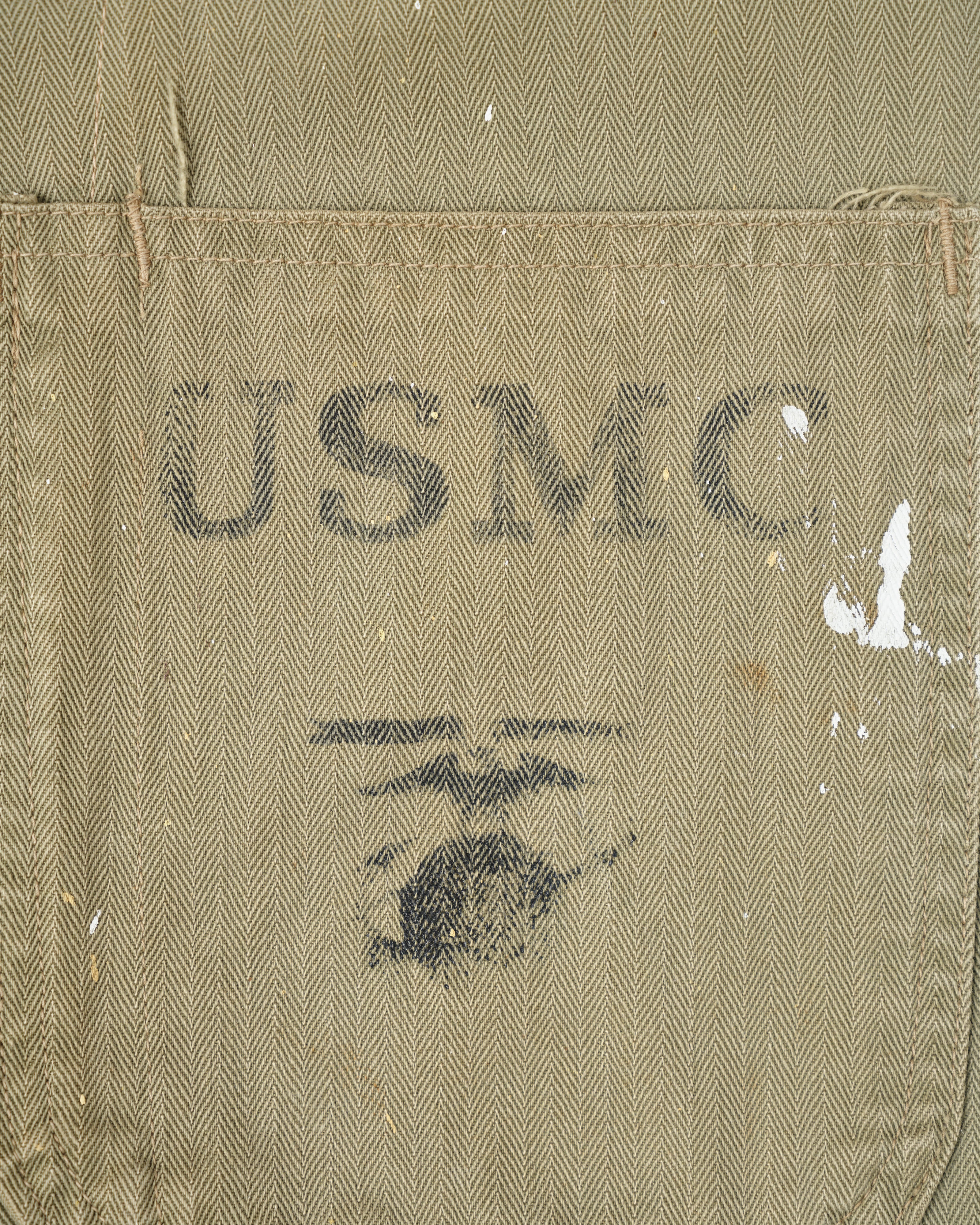 【~40's】WWⅡ U.S.M.C P-41 HBT Utility Jacket "Crazy Paint"