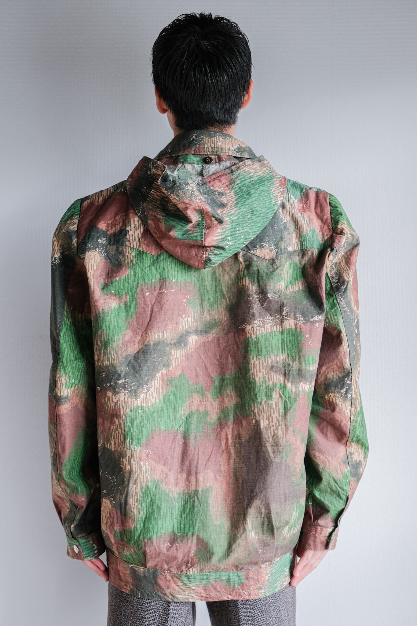 [~ 60's] Czechoslovakian Army Sumpfmster Pattern Camouflage Jacket with Hood "Localmade"