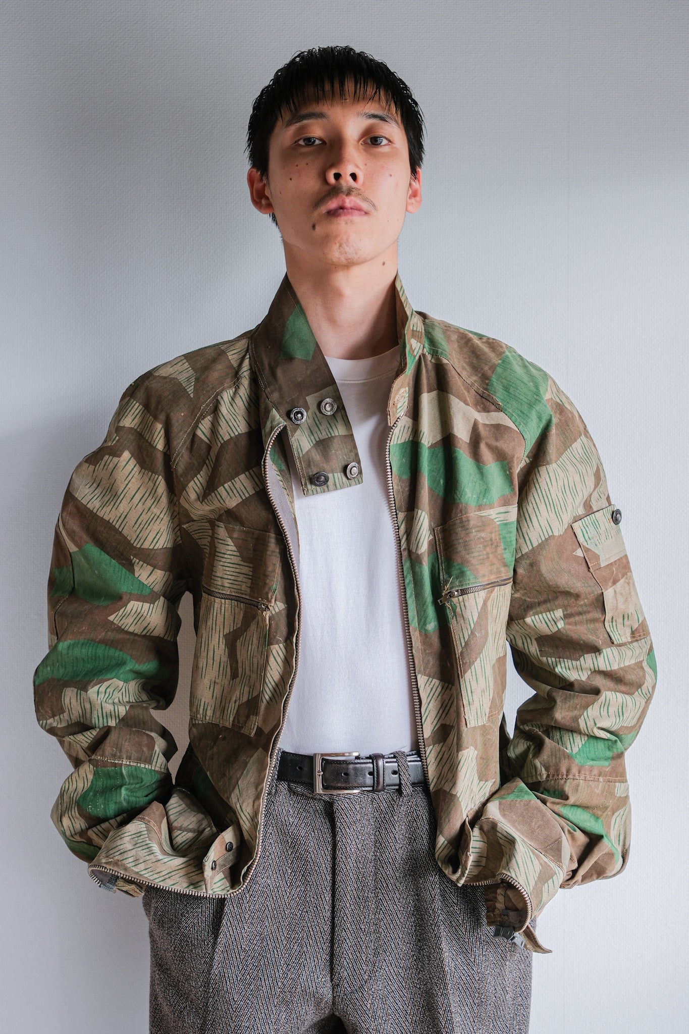 ［~60's］German Vintage Splinter Camouflage Paratrooper Style Jacket