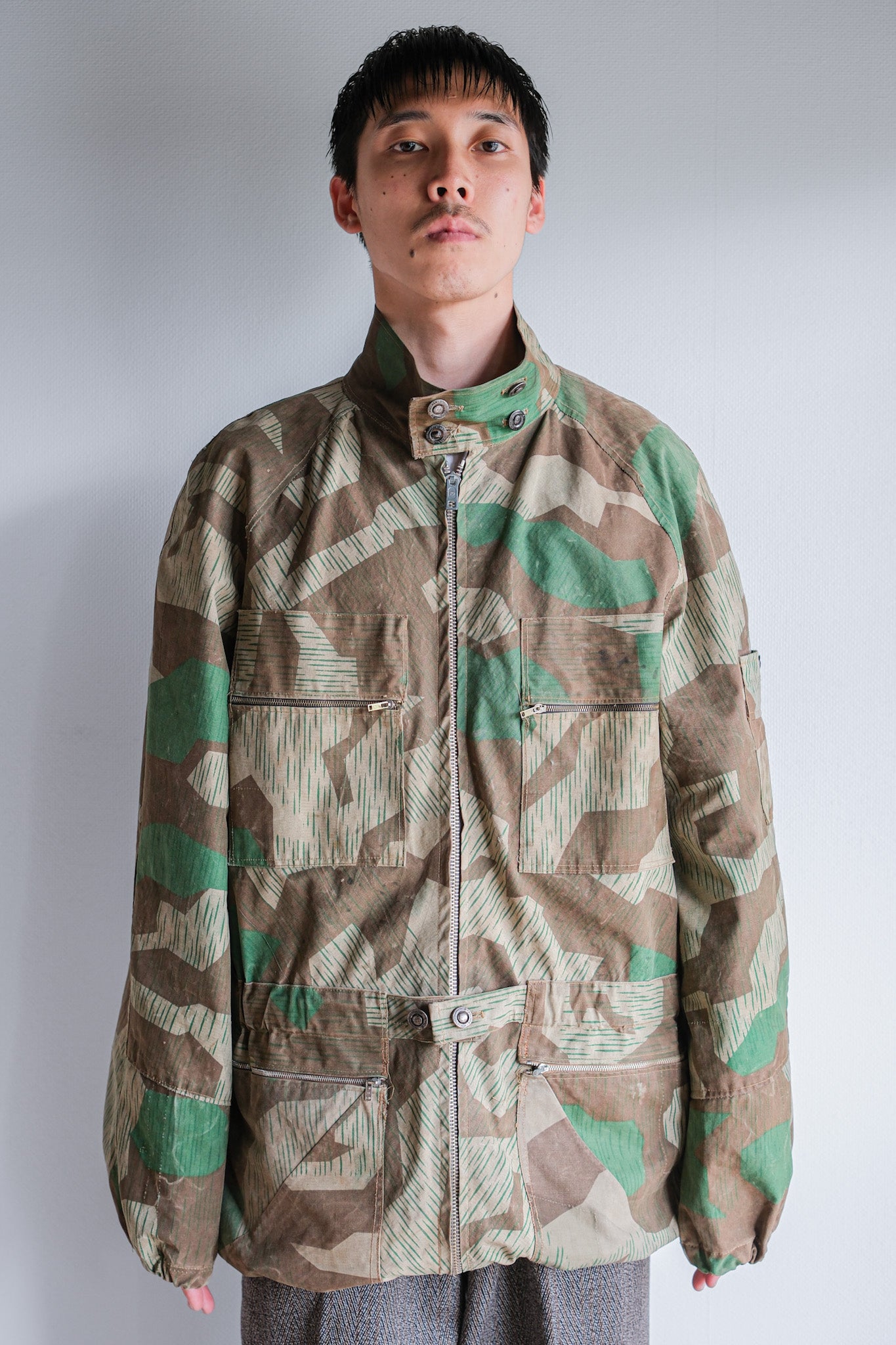 ［~60's］German Vintage Splinter Camouflage Paratrooper Style Jacket
