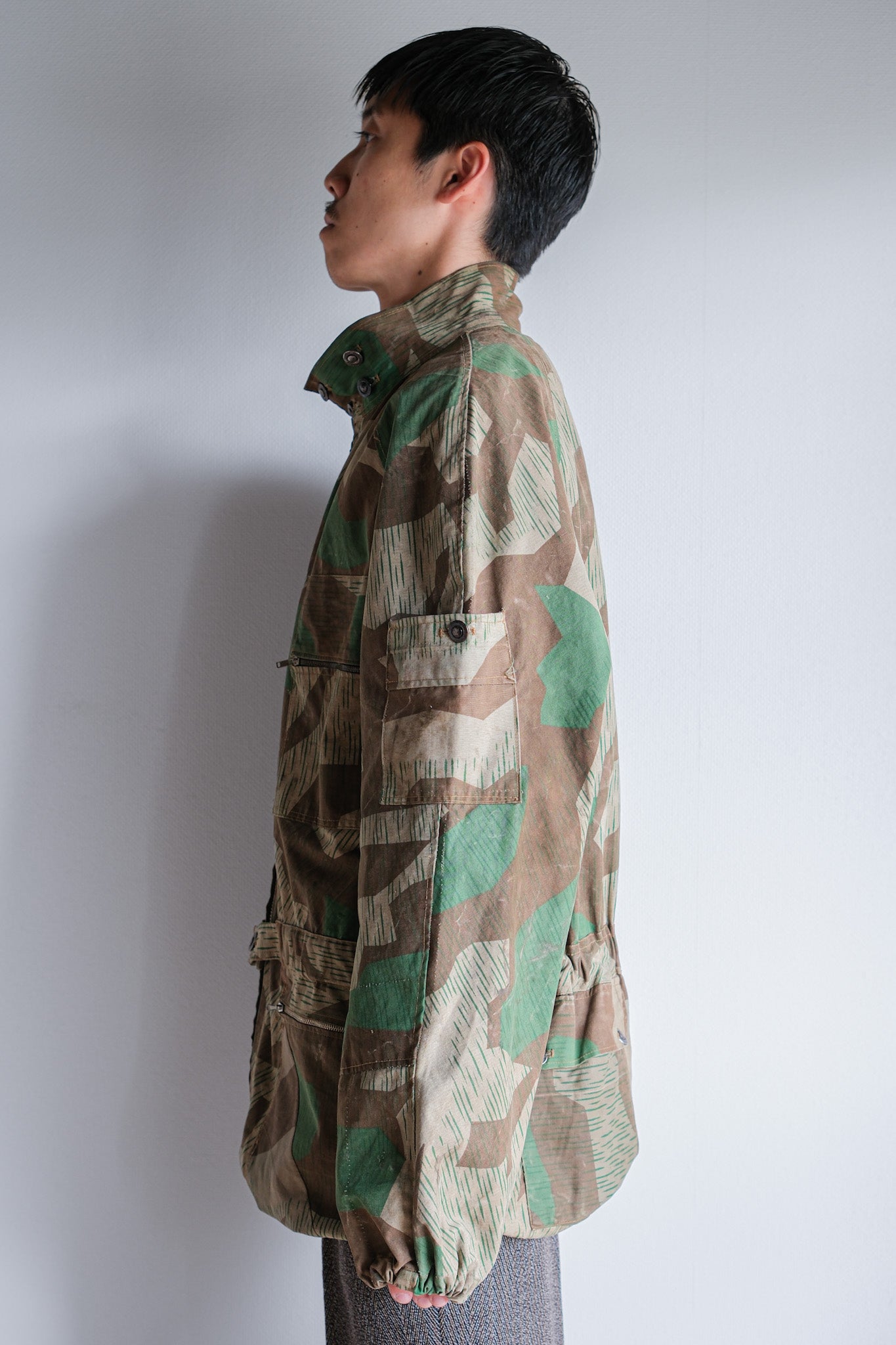 [~ 60's] German Vintage Splinter Camouflage Paratrooper Style Jacket