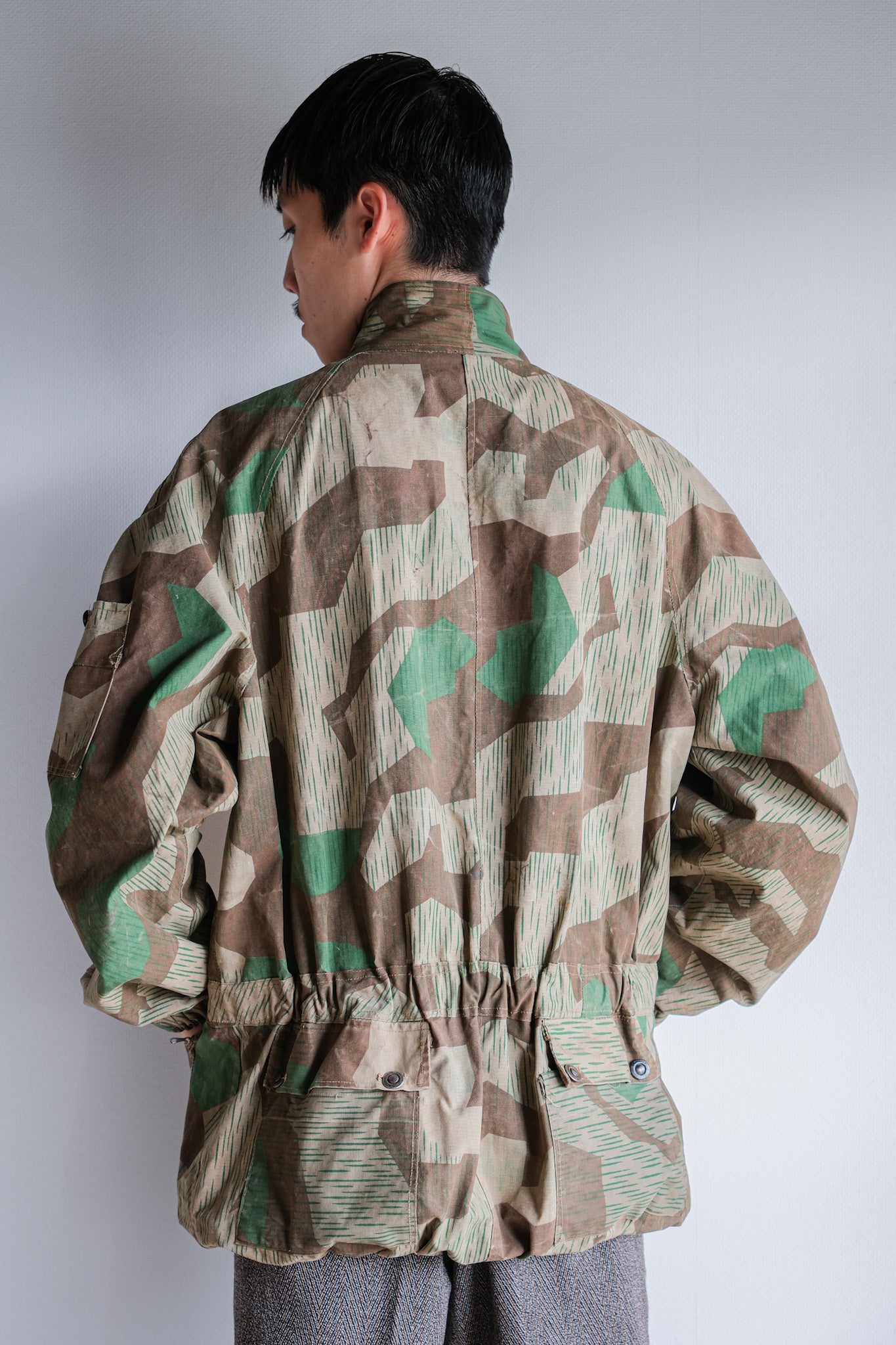 【~60's】German Vintage Splinter Camouflage Paratrooper Style Jacket