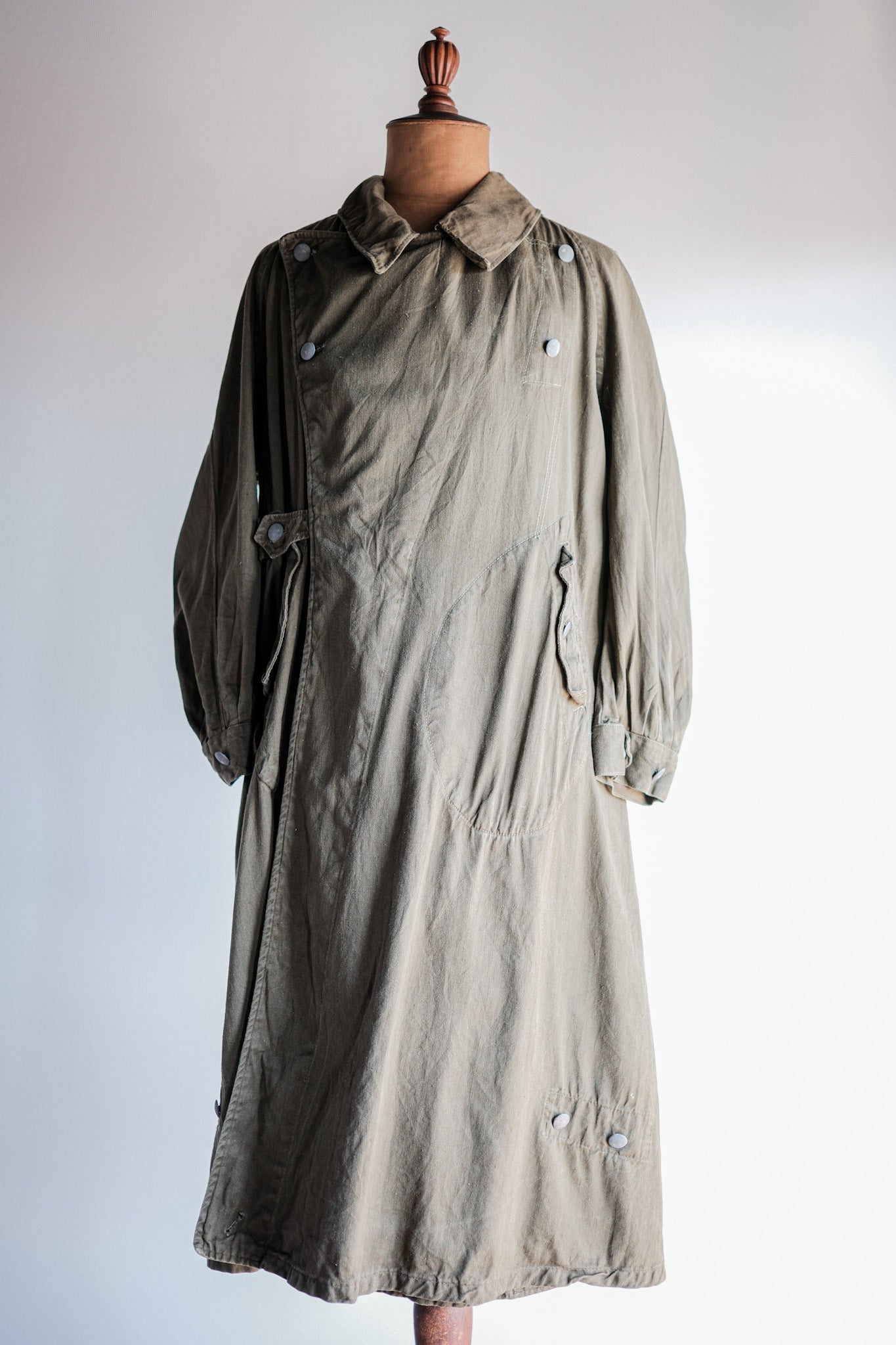 ［~40's］WWⅡ German Afrika Korps Tropical Motorcycle Coat "DAK"