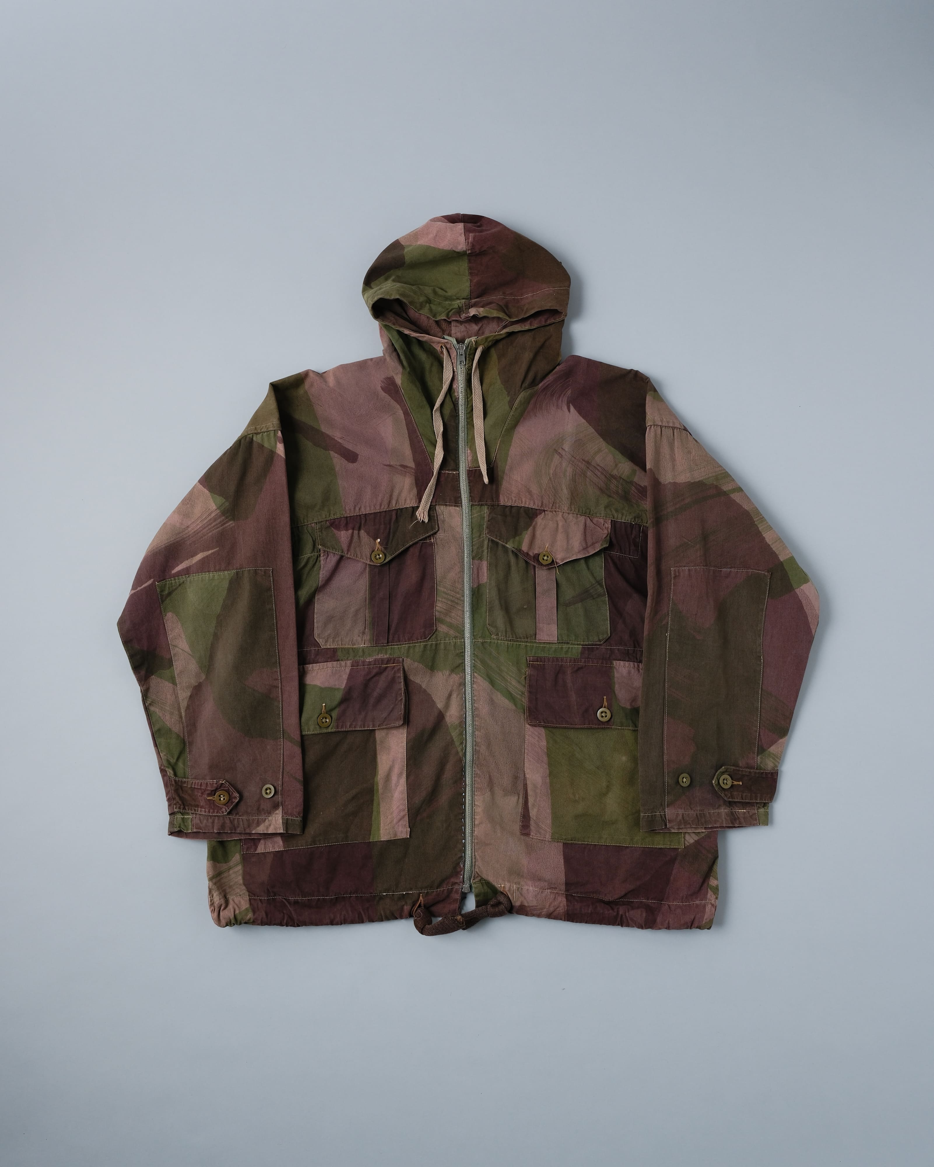 【~40's】WWⅡ British Army Camouflage Windproof Smock Size.5 "SAS" "Modified"