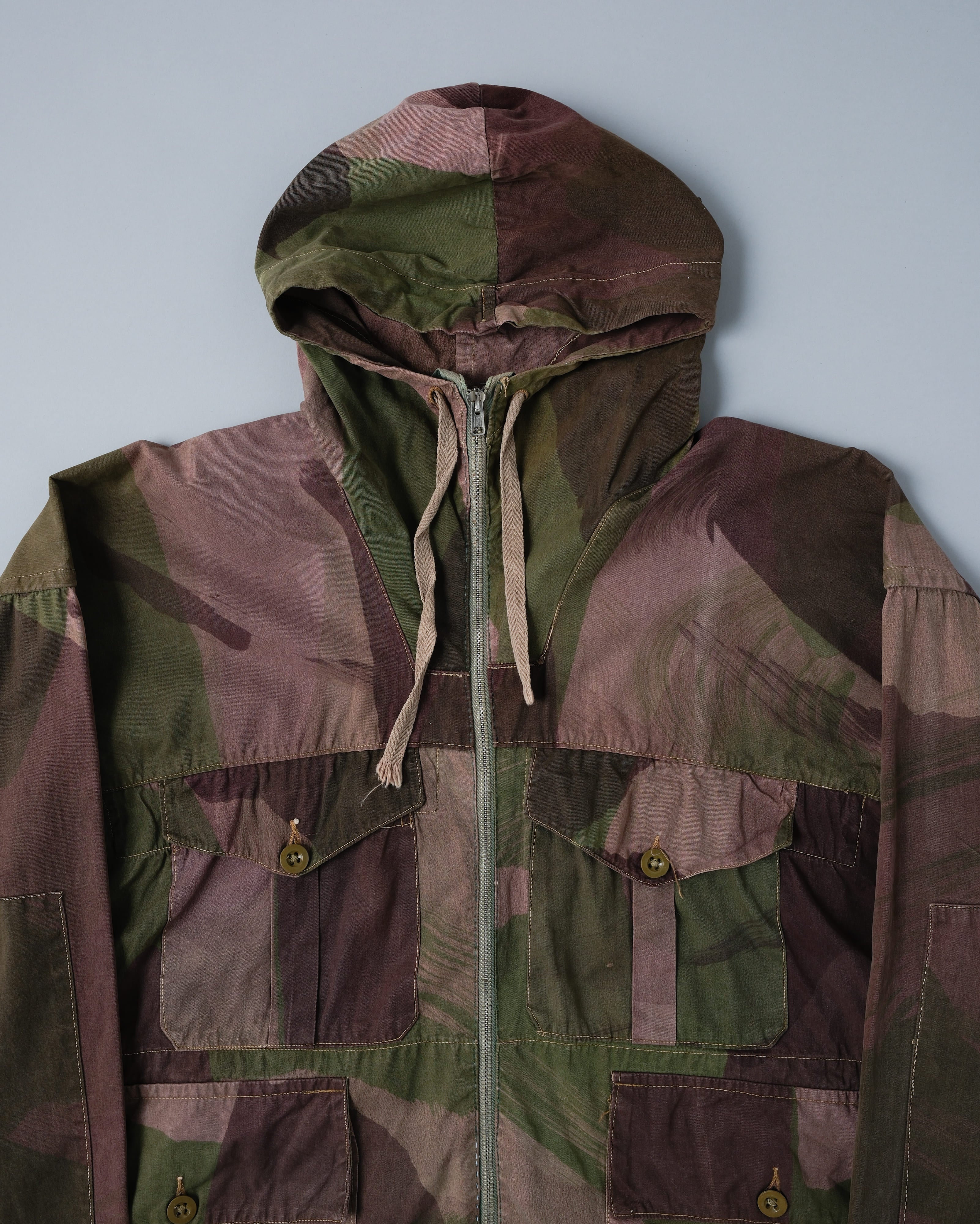 【~40's】WWⅡ British Army Camouflage Windproof Smock Size.5 "SAS" "Modified"