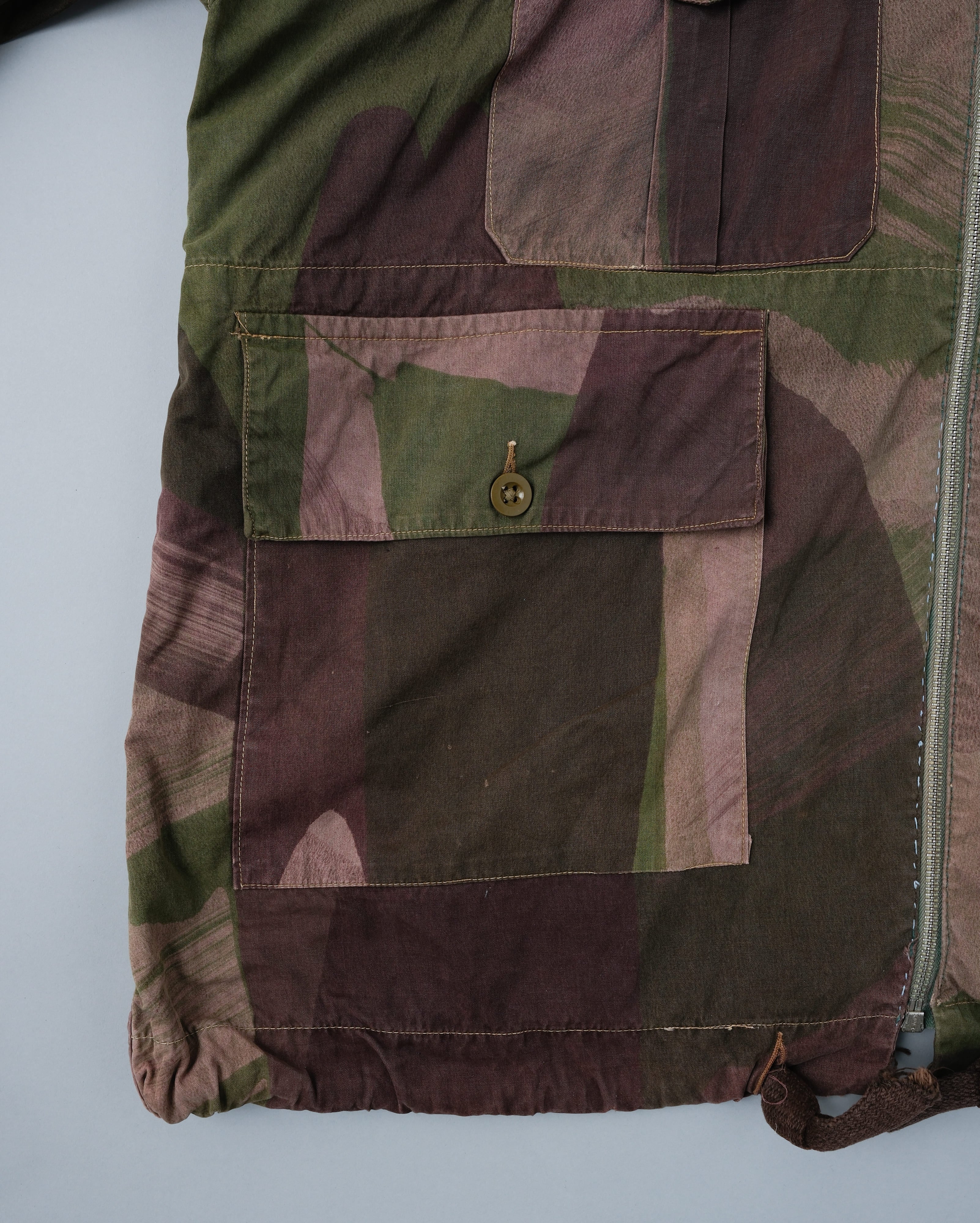 [~40's] WW II British Army Camouflage Windproof Smock Size.5 "SAS" "Modified"