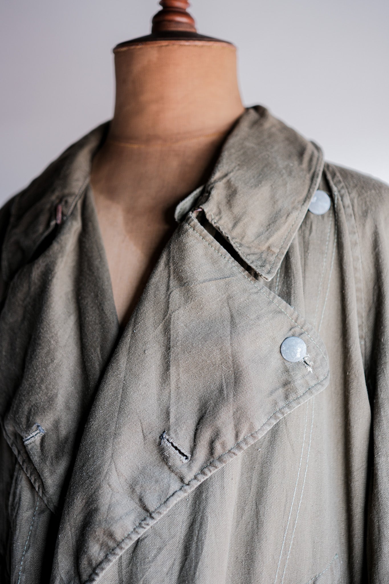 ［~40's］WWⅡ German Afrika Korps Tropical Motorcycle Coat "DAK"