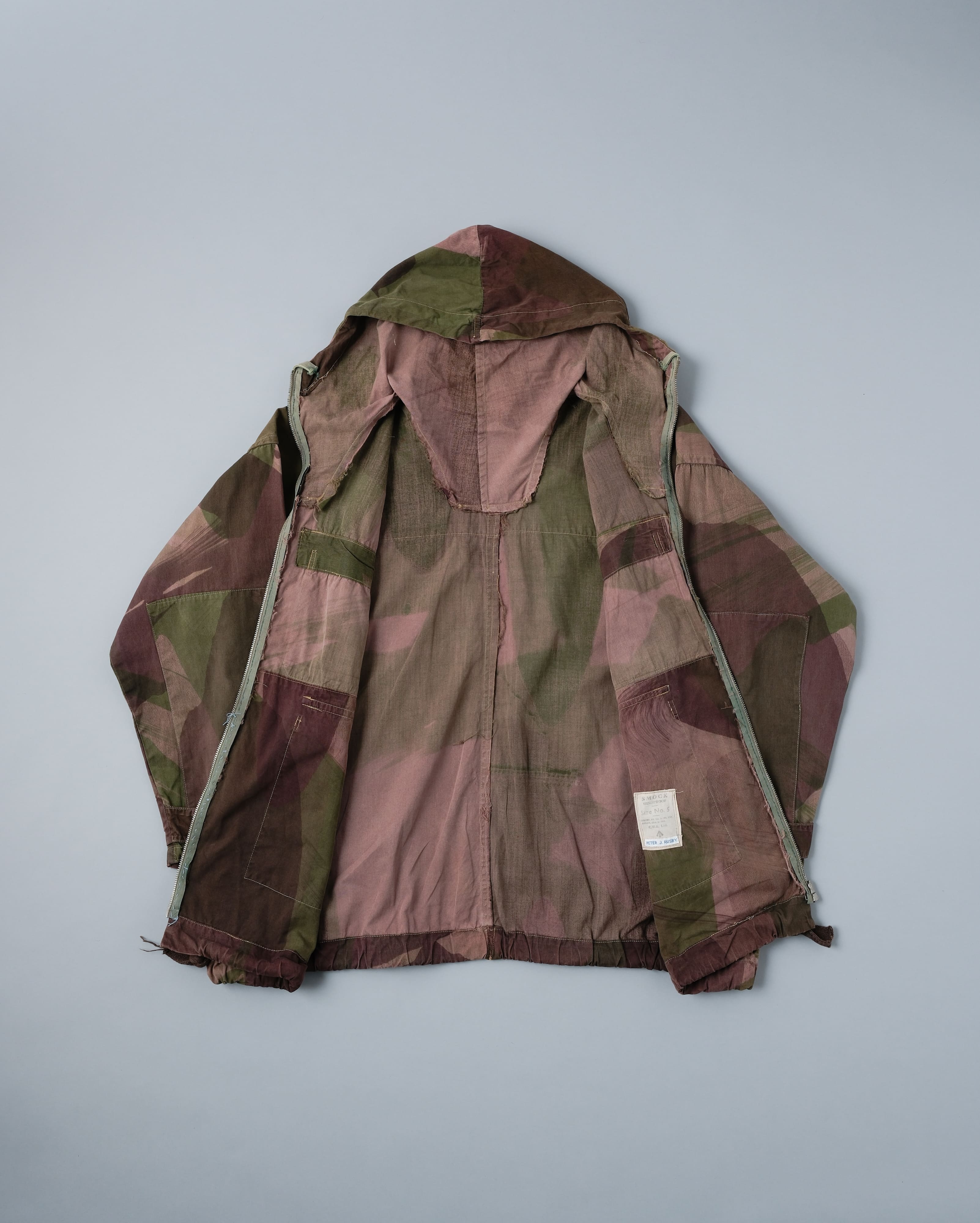 [~ 40's] WW II Camouflage britannique Camouflage Taille de la blouse de vent.5 "SAS" "Modifié"