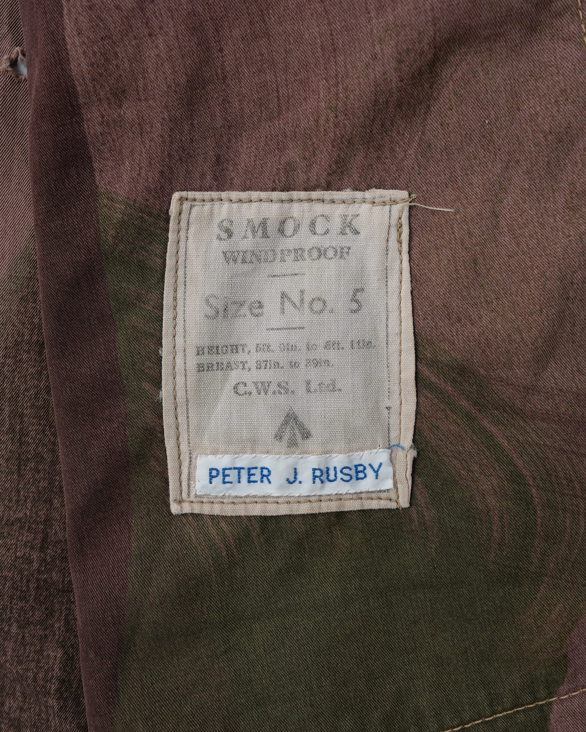 ［~40's］WWⅡ British Army Camouflage Windproof Smock Size.5 "SAS" "Modified"