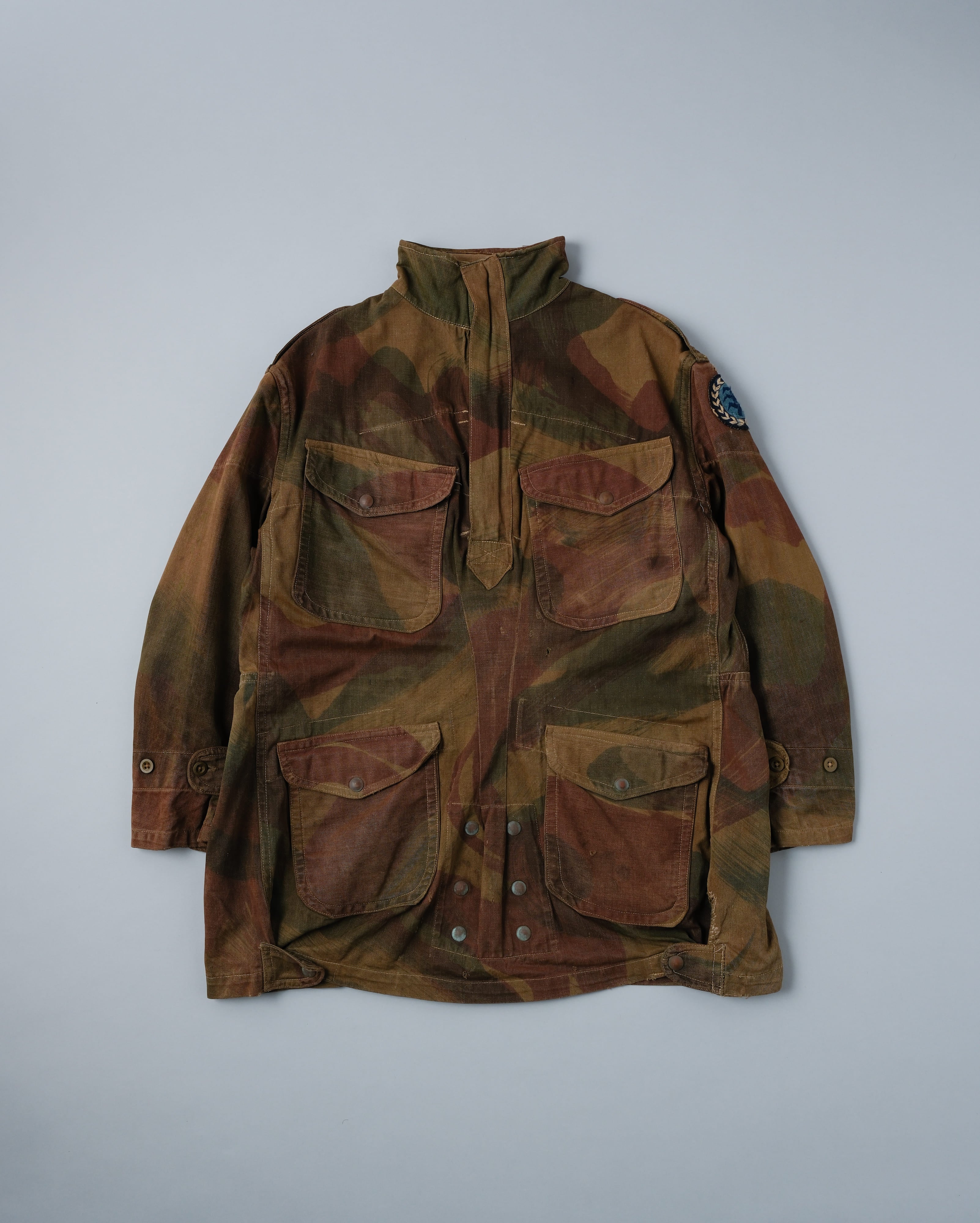 [~50's] British Army Airborne Troops Brushstroke Camouflage Denison Smock Size.5 "SAS" "2nd Pattern"