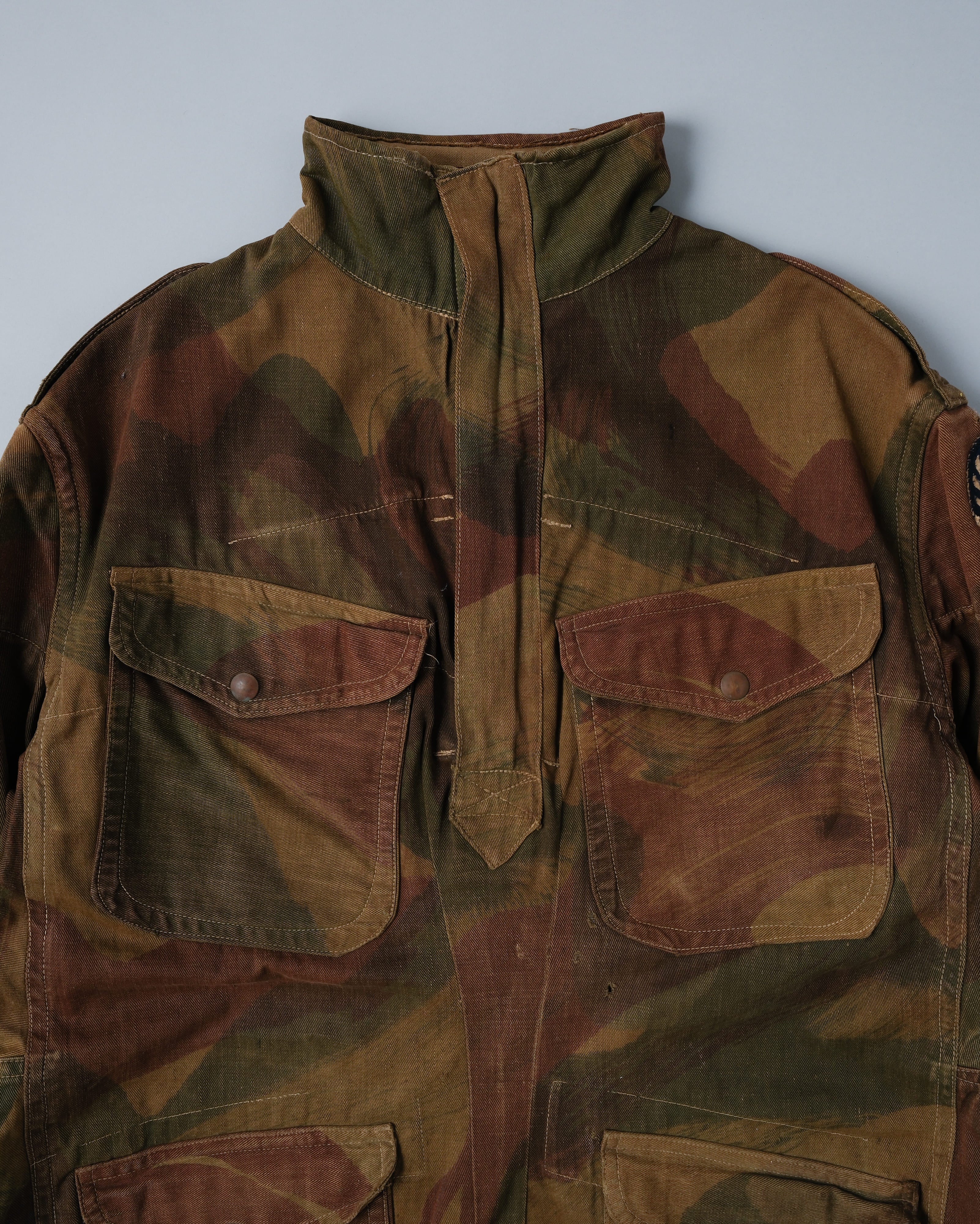 [~50's] British Army Airborne Troops Brushstroke Camouflage Denison Smock Size.5 "SAS" "2nd Pattern"