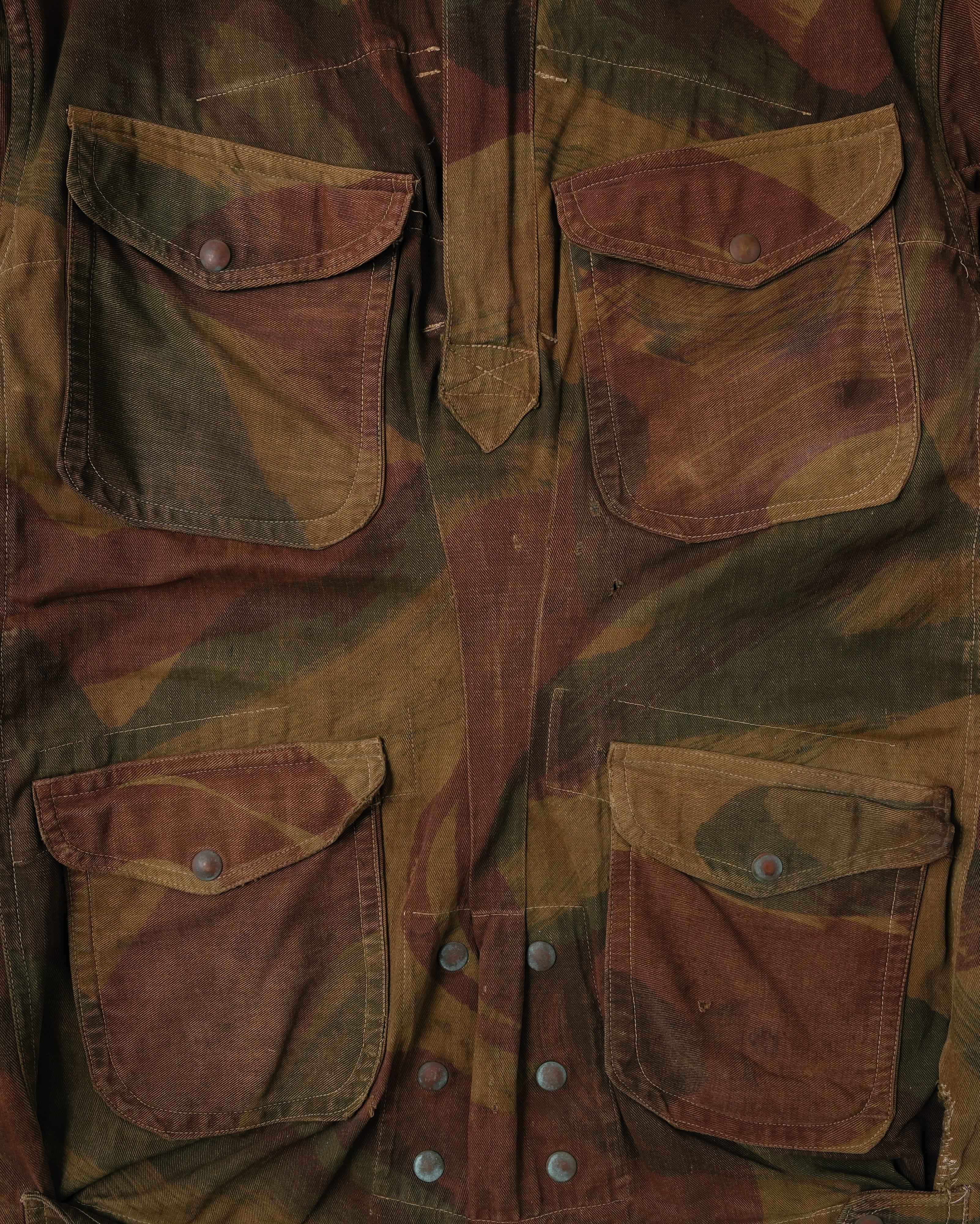 [~50's] British Army Airborne Troops Brushstroke Camouflage Denison Smock Size.5 "SAS" "2nd Pattern"