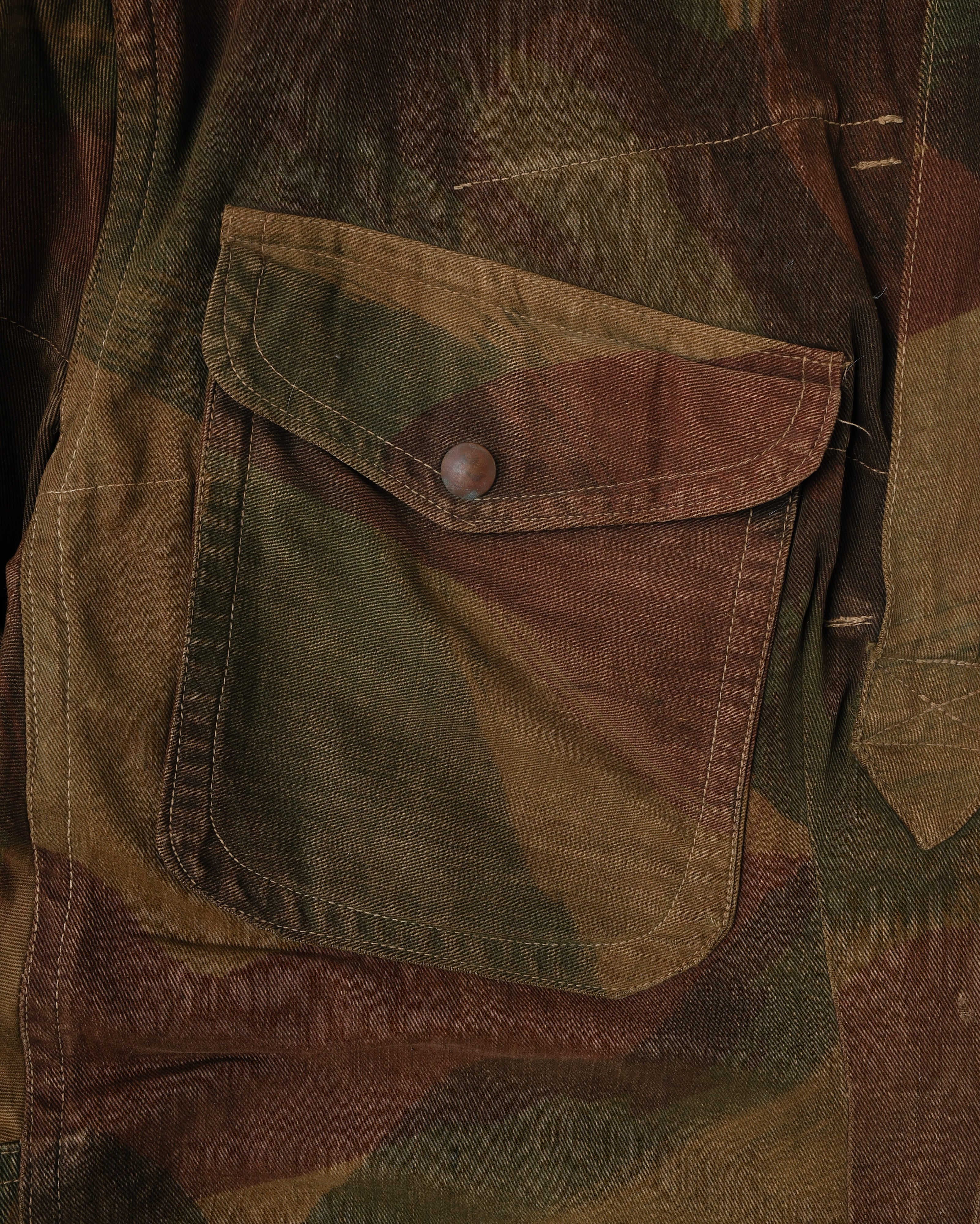 [~50's] British Army Airborne Troops Brushstroke Camouflage Denison Smock Size.5 "SAS" "2nd Pattern"