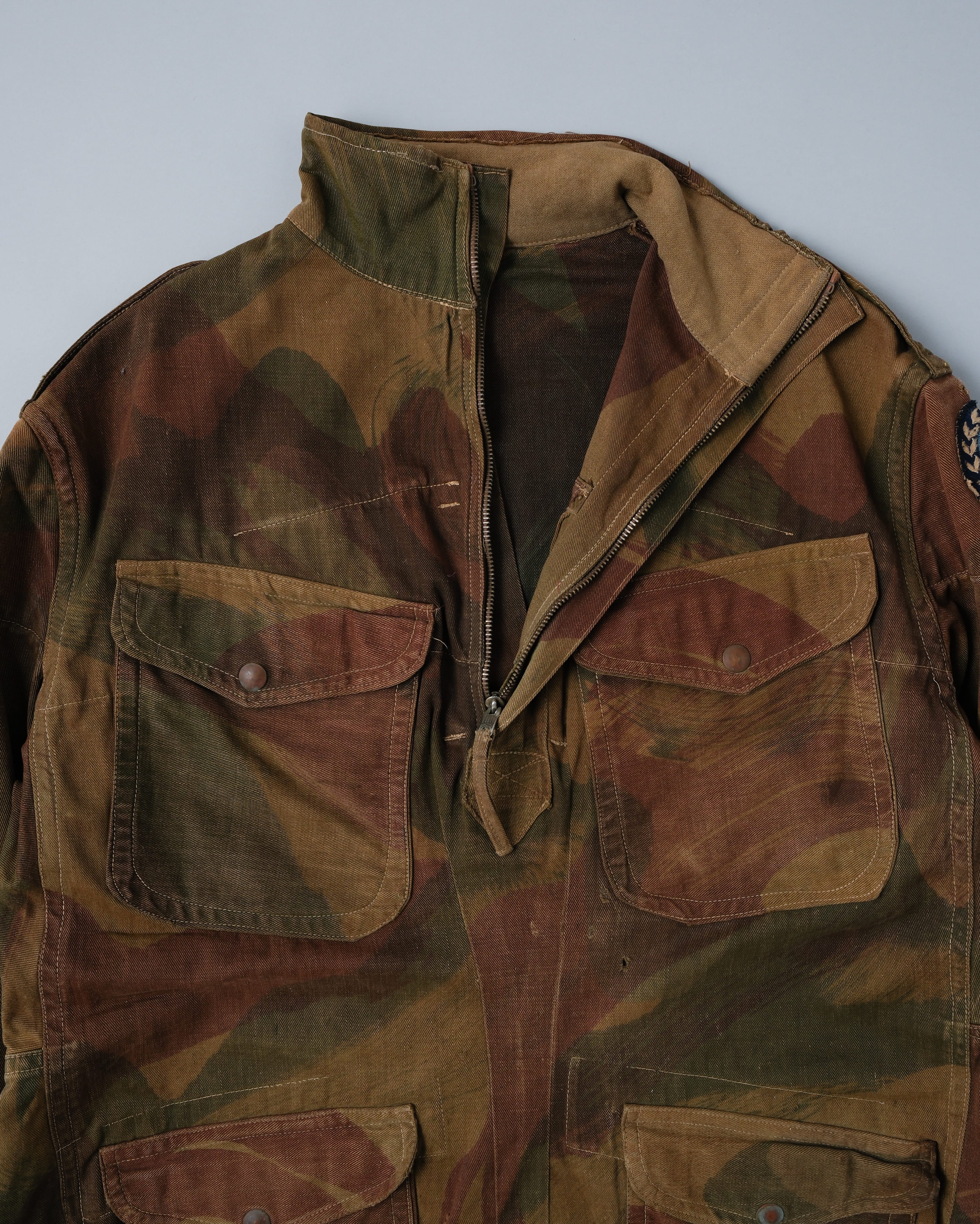 [~50's] British Army Airborne Troops Brushstroke Camouflage Denison Smock Size.5 "SAS" "2nd Pattern"