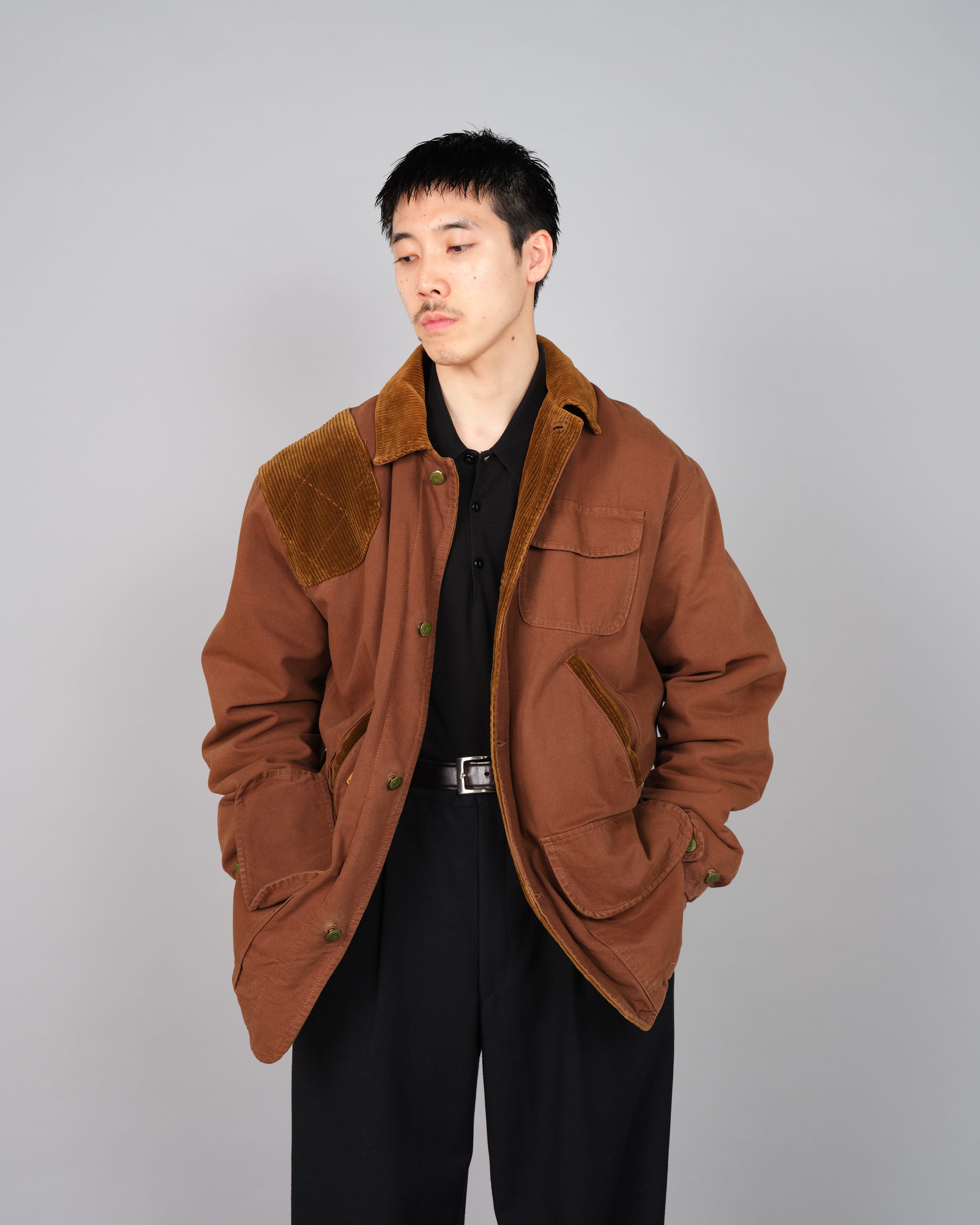 80's］Old J.TAVERNITI Boa Lined Hunting Jacket Size.XL | VIEUX ET