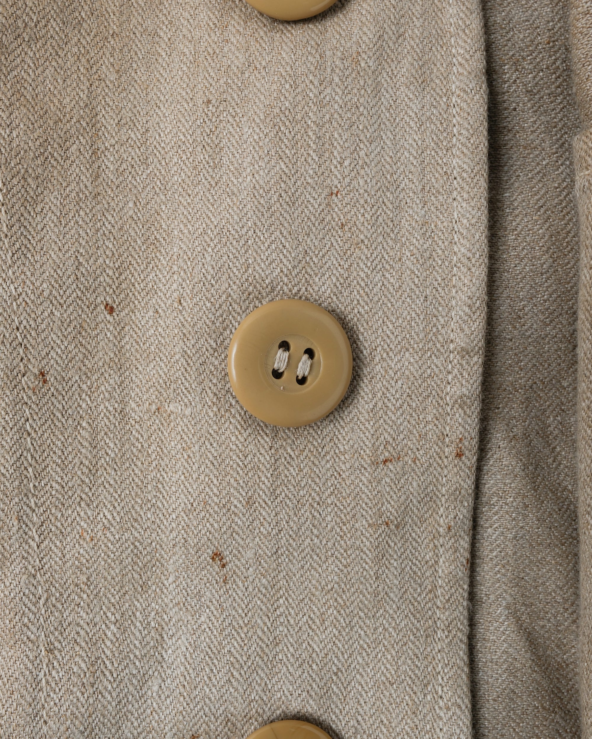 ［~40's］WWII German Air Force Drillich HBT Linen Work Jacket "Luftwaffe" "Dead Stock"