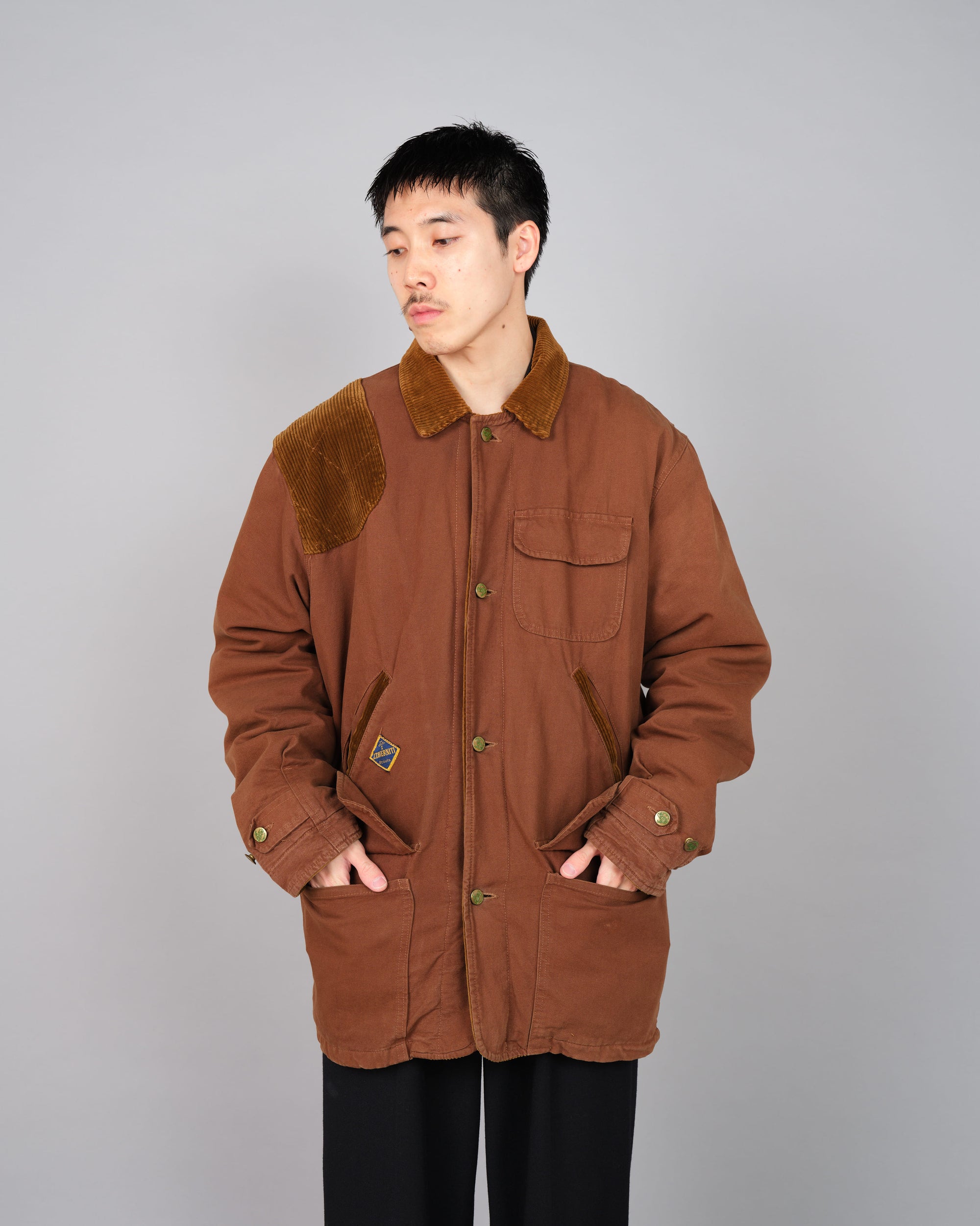 ［~80's］Old J.TAVERNITI Boa Lined Hunting Jacket Size.XL