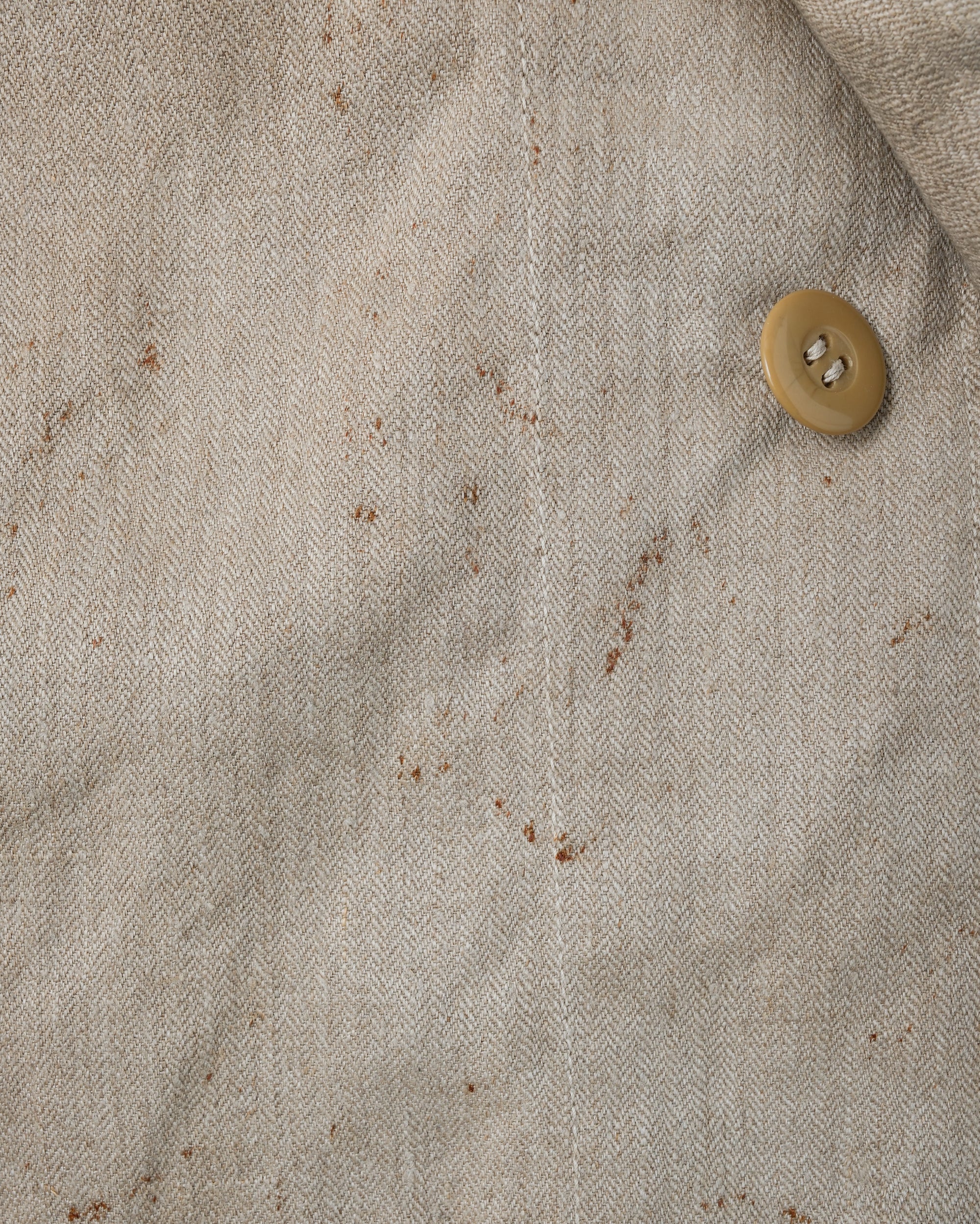 ［~40's］WWII German Air Force Drillich HBT Linen Work Jacket "Luftwaffe" "Dead Stock"
