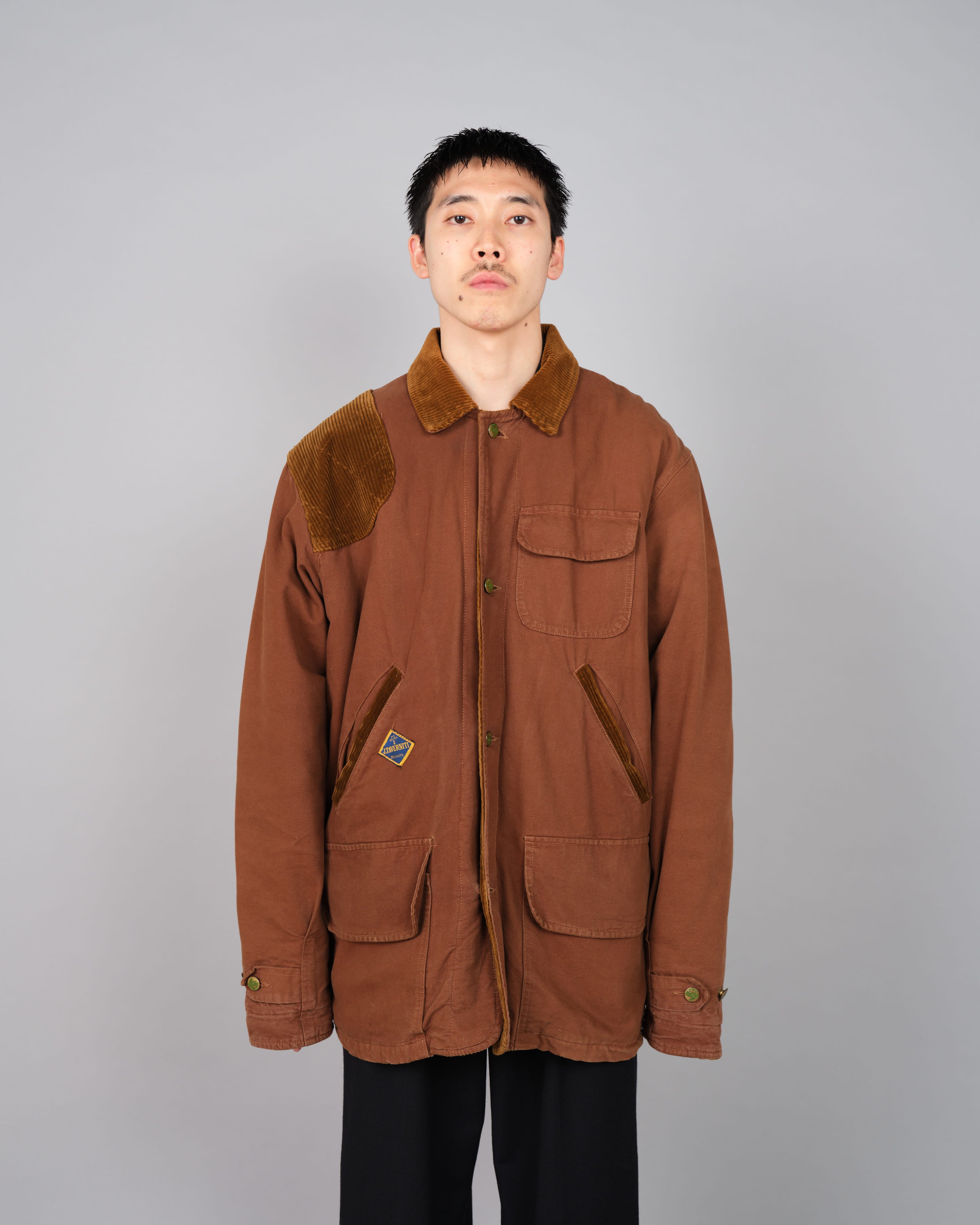 80's］Old J.TAVERNITI Boa Lined Hunting Jacket Size.XL | VIEUX ET
