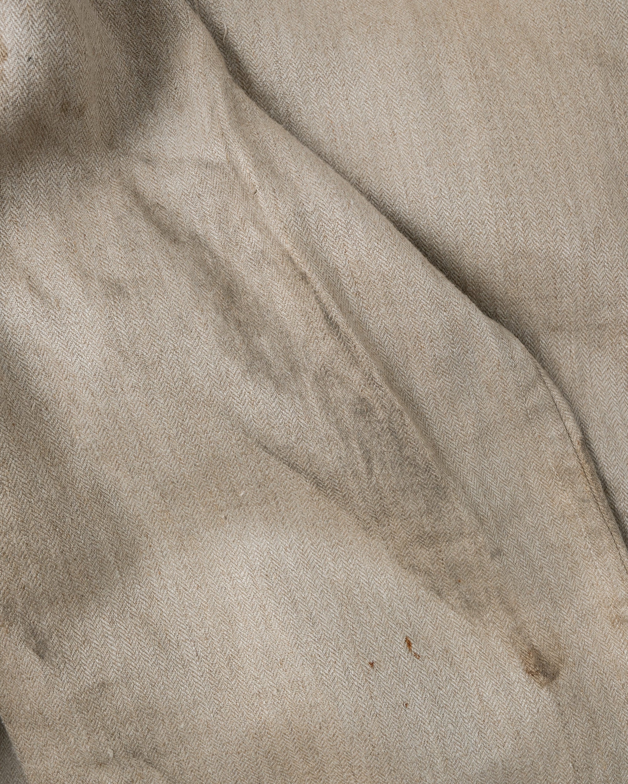 ［~40's］WWII German Air Force Drillich HBT Linen Work Jacket "Luftwaffe" "Dead Stock"