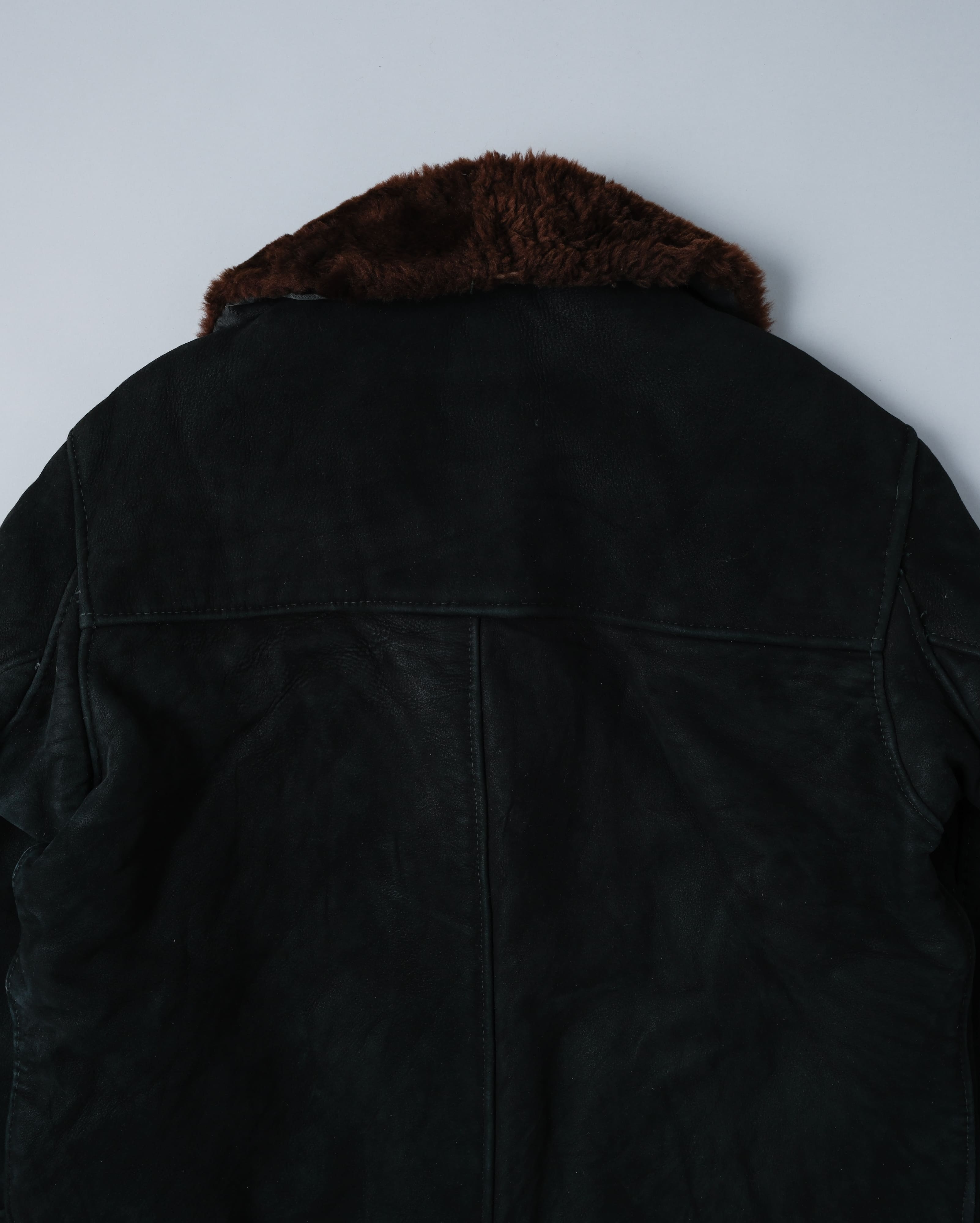 [~80's]Soviet Air Forces Sheepskin Fur Lined Winter Flight Jacket