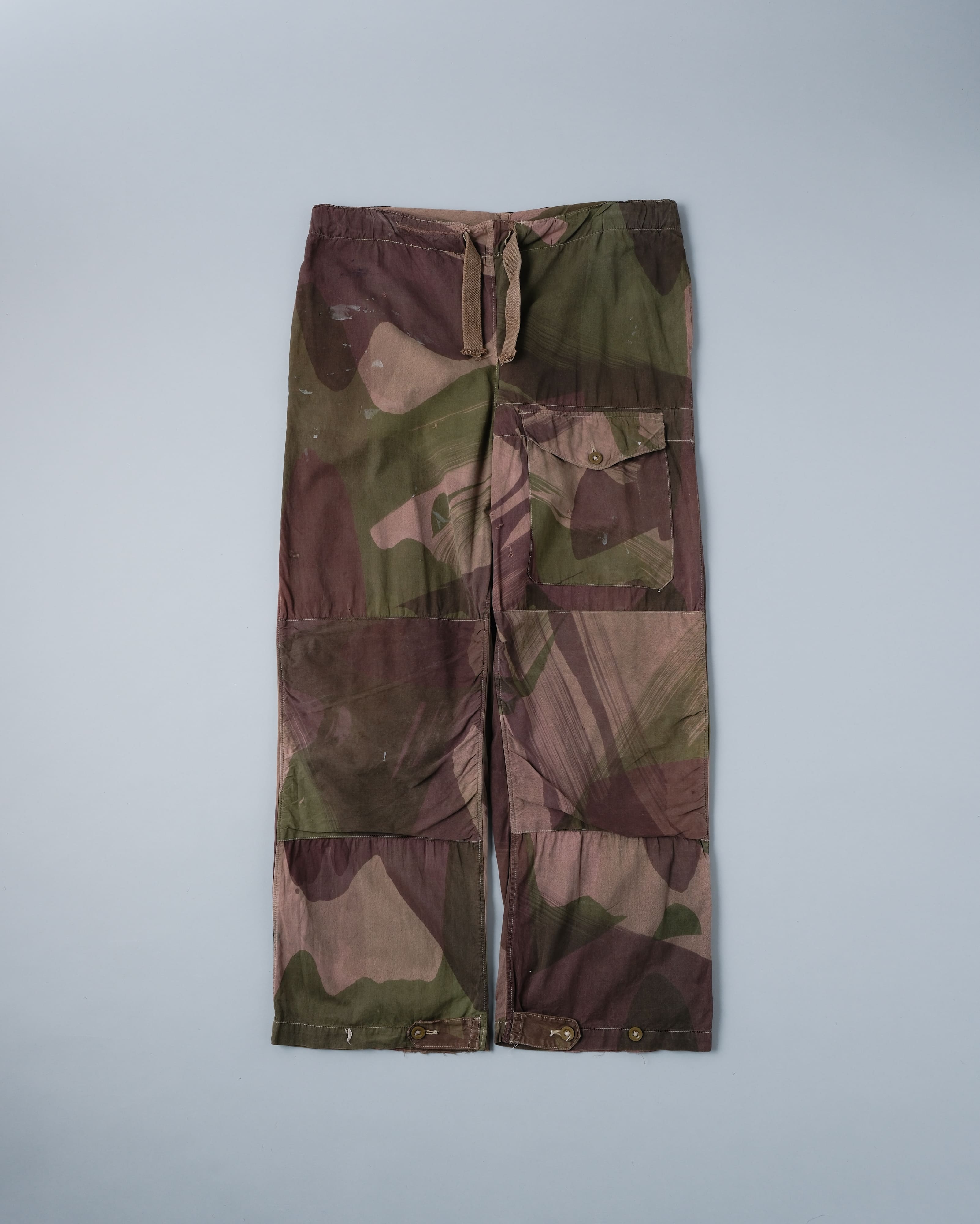 [~40's] WW II British Army Camouflage Windproof Trousers "SAS"