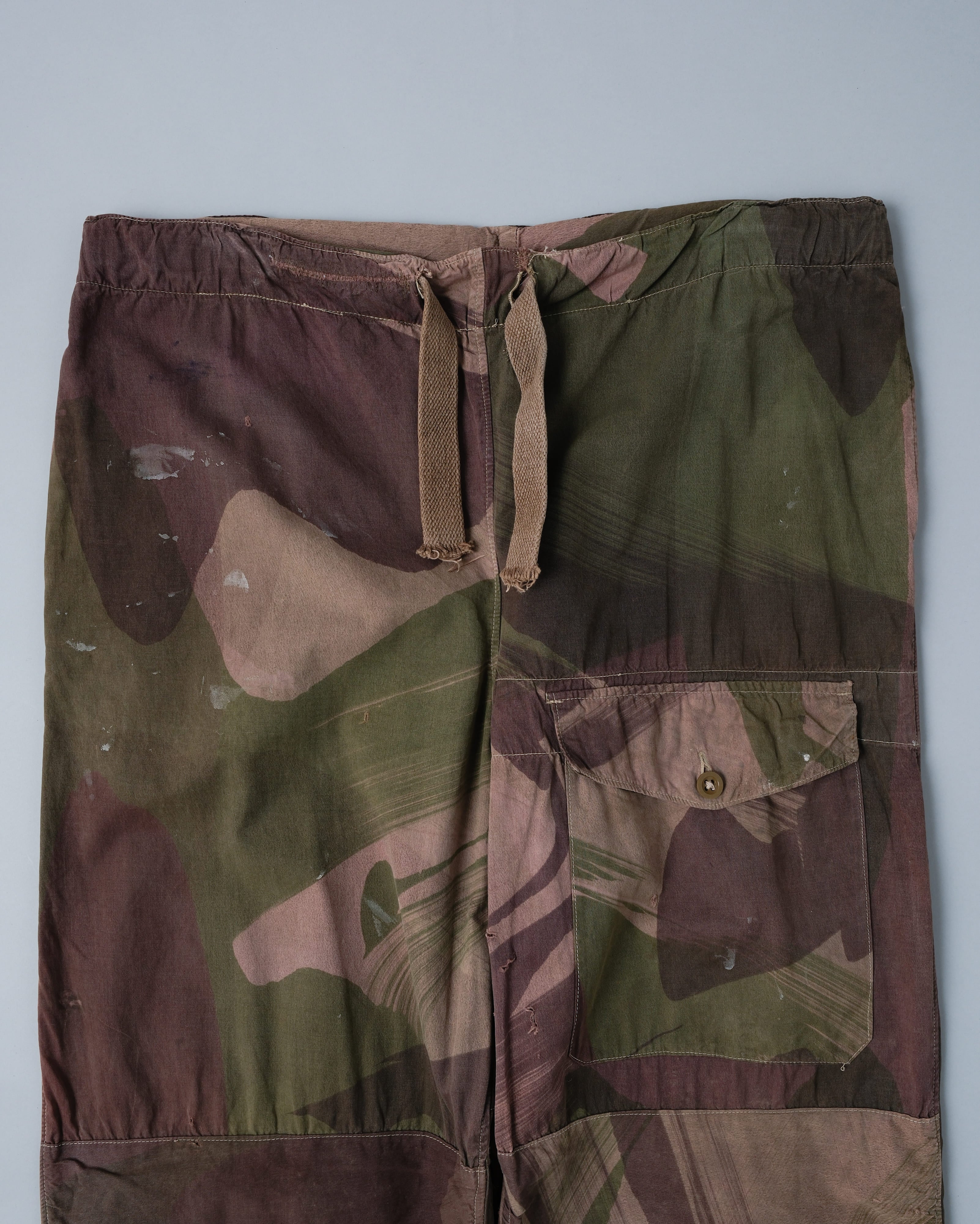 [~40's] WW II British Army Camouflage Windproof Trousers "SAS"