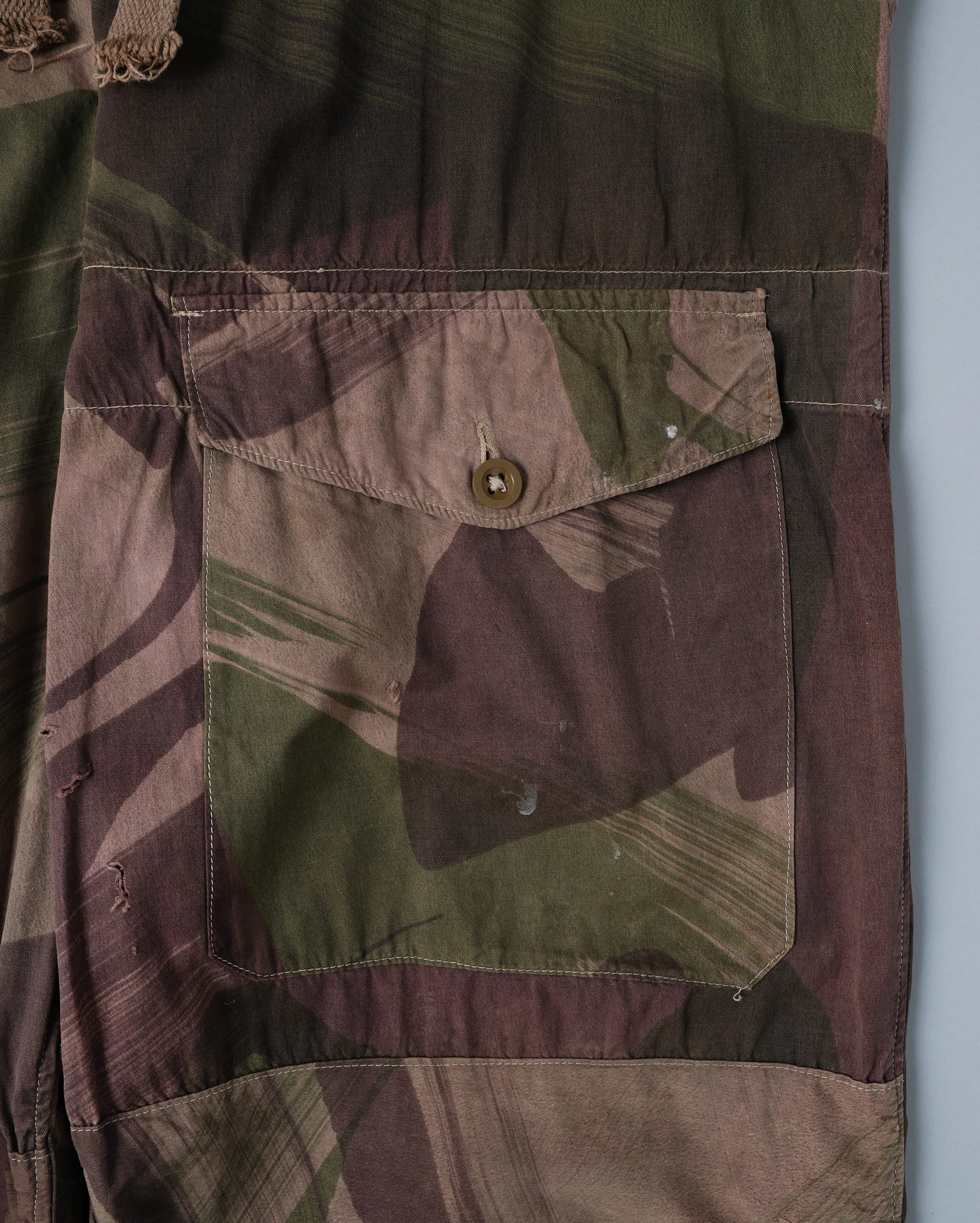 [~40's] WW II British Army Camouflage Windproof Trousers "SAS"